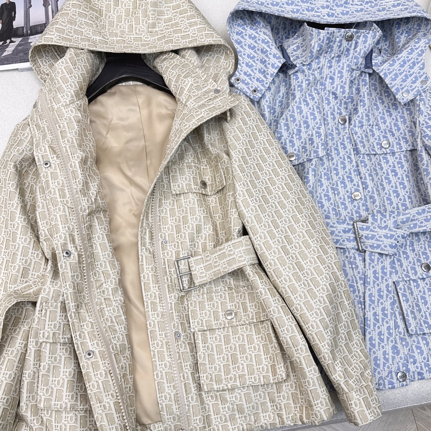 特价🉐️ ❗️现货齐码❗️不退不换❗️独家首发 爆单系列款 CD 25Ss———最新款满D提花连帽中长款