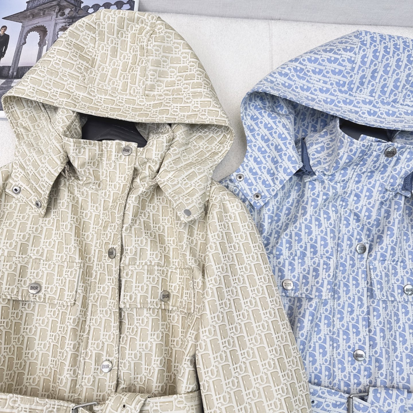 特价🉐️ ❗️现货齐码❗️不退不换❗️独家首发 爆单系列款 CD 25Ss———最新款满D提花连帽中长款