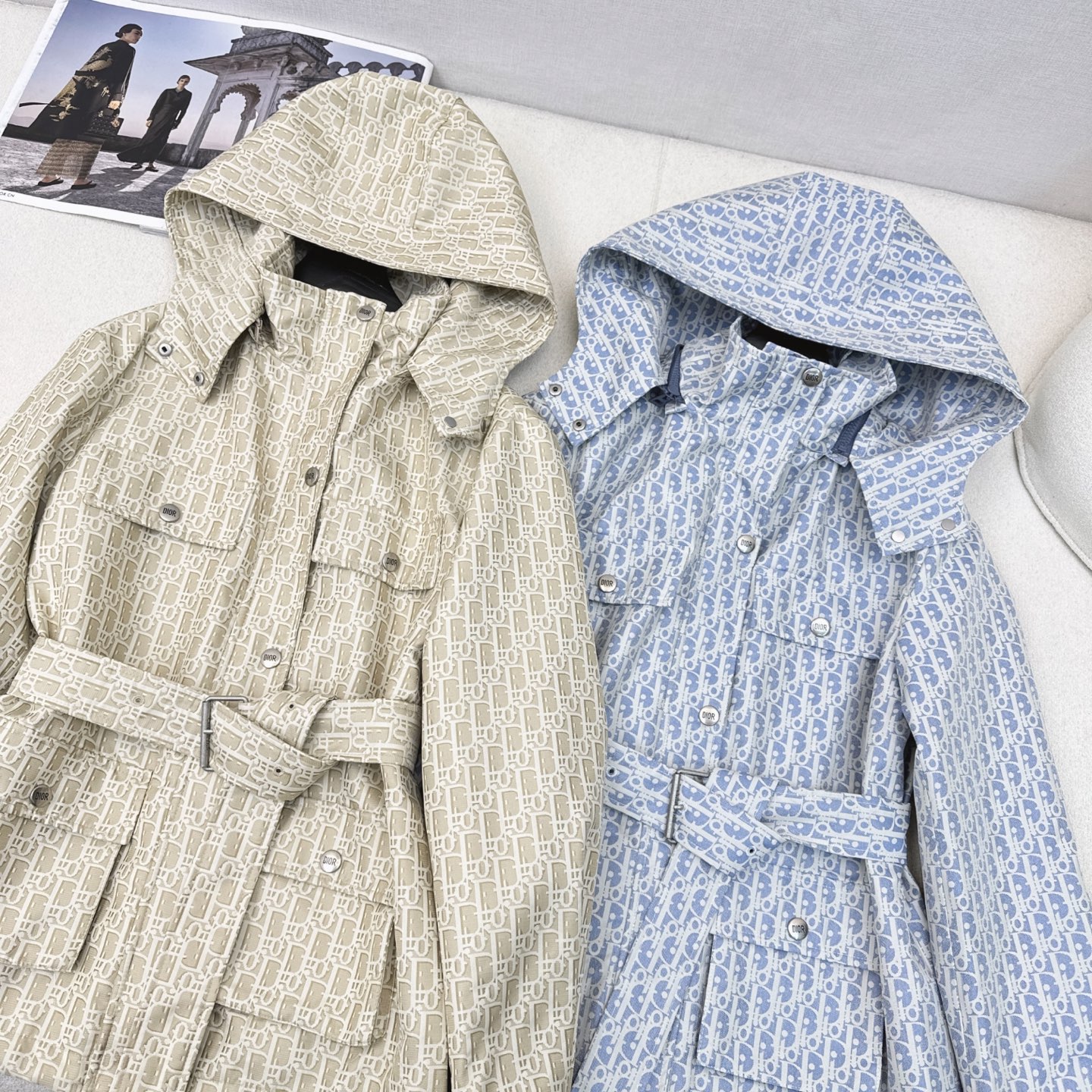 特价🉐️ ❗️现货齐码❗️不退不换❗️独家首发 爆单系列款 CD 25Ss———最新款满D提花连帽中长款