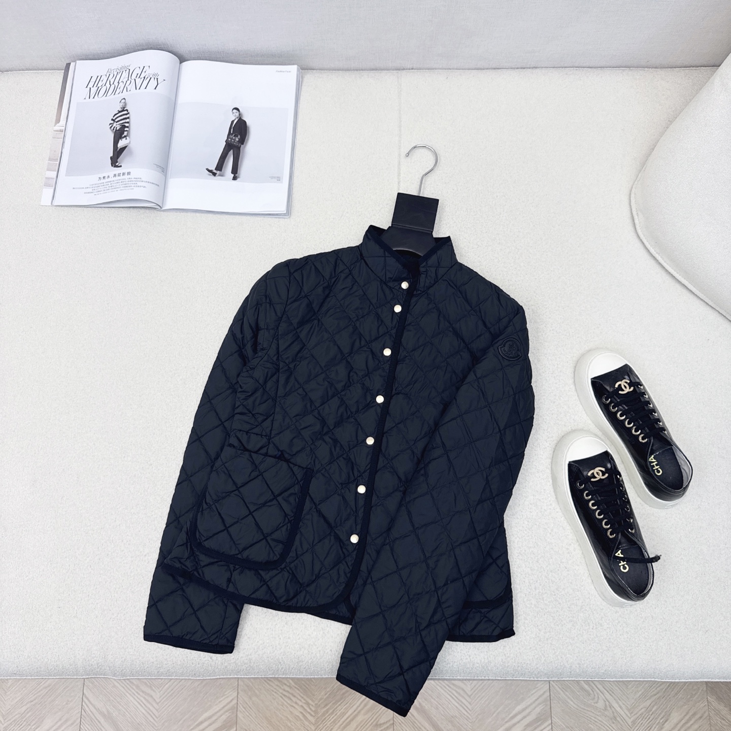 原单品质 MC 25Ss——秋冬最新款经典菱格轻薄款立领羽绒服外套 🖤菱格绗缝修身版型百搭不挑人 原版定