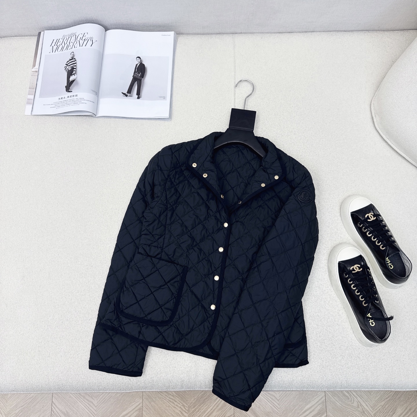 原单品质 MC 25Ss——秋冬最新款经典菱格轻薄款立领羽绒服外套 🖤菱格绗缝修身版型百搭不挑人 原版定