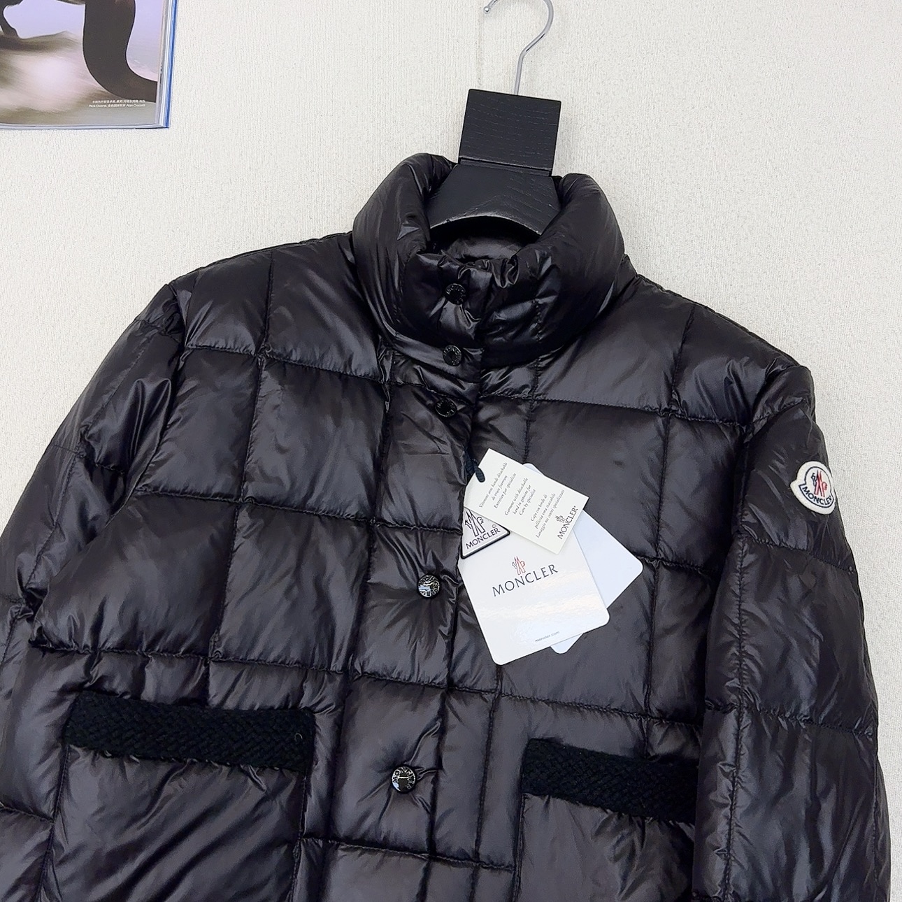 重磅编织系列 原单品质 MC 25Ss———秋冬新品编织拼接羽绒服外套🤍立体剪裁版型设计 时髦又帅气 国
