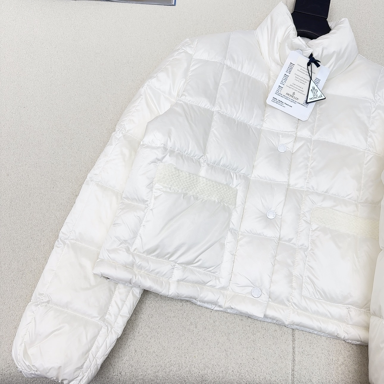 重磅编织系列 原单品质 MC 25Ss———秋冬新品编织拼接羽绒服外套🤍立体剪裁版型设计 时髦又帅气 国