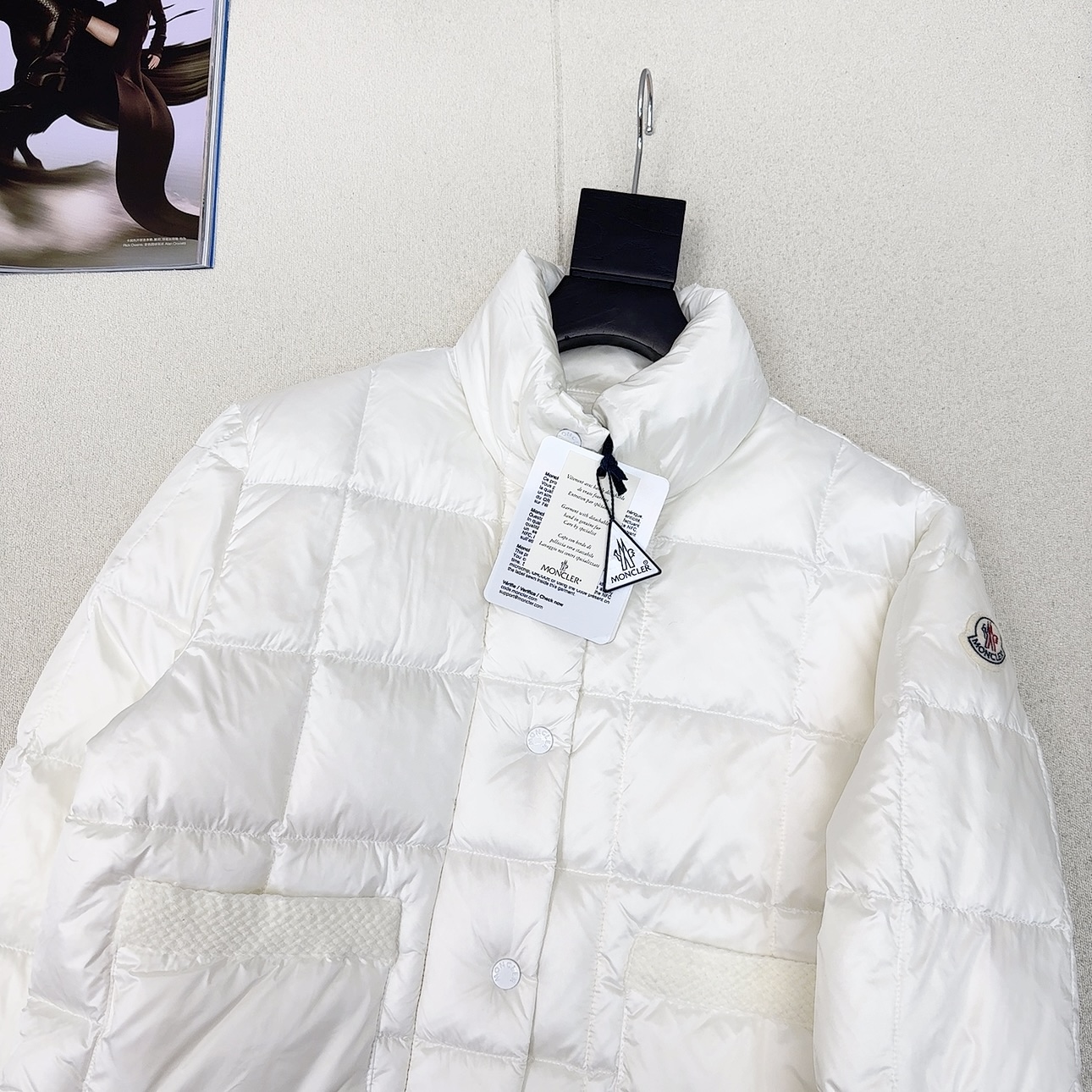 重磅编织系列 原单品质 MC 25Ss———秋冬新品编织拼接羽绒服外套🤍立体剪裁版型设计 时髦又帅气 国