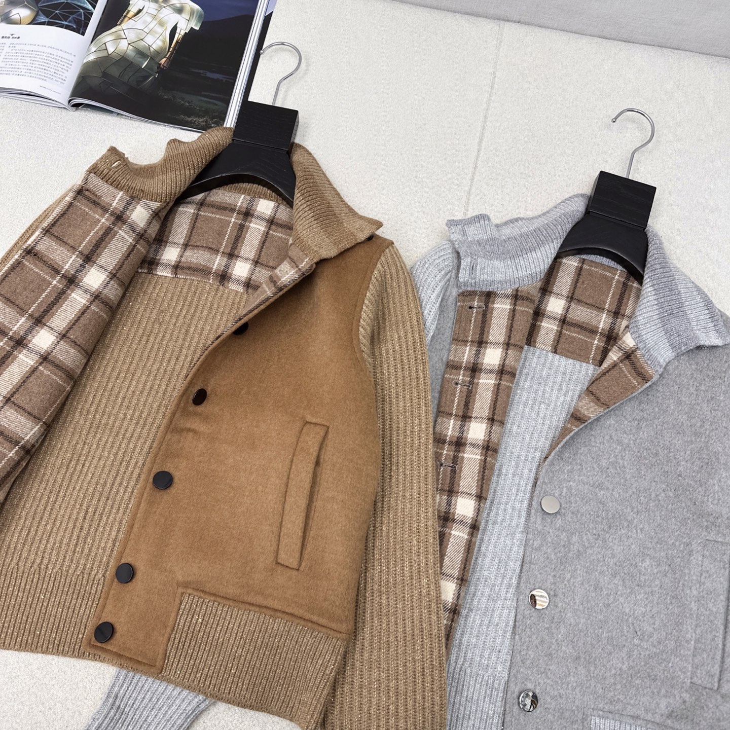 “High-Intensity LP 60Ss: P1200 One-Size-Fits-All Female Outfit with High-Flair Wool for Autumn and Winter” - 图片 4