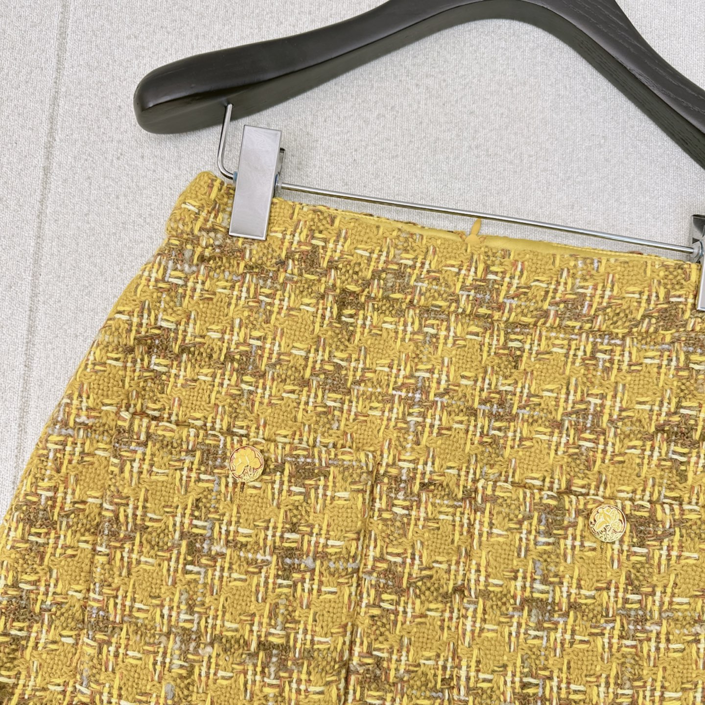 特价🉐️❗️SM❗️不退不换❗️爆单款 C家 25Ss————秋冬最新款名媛气质套装💛山茶花装饰编织外套