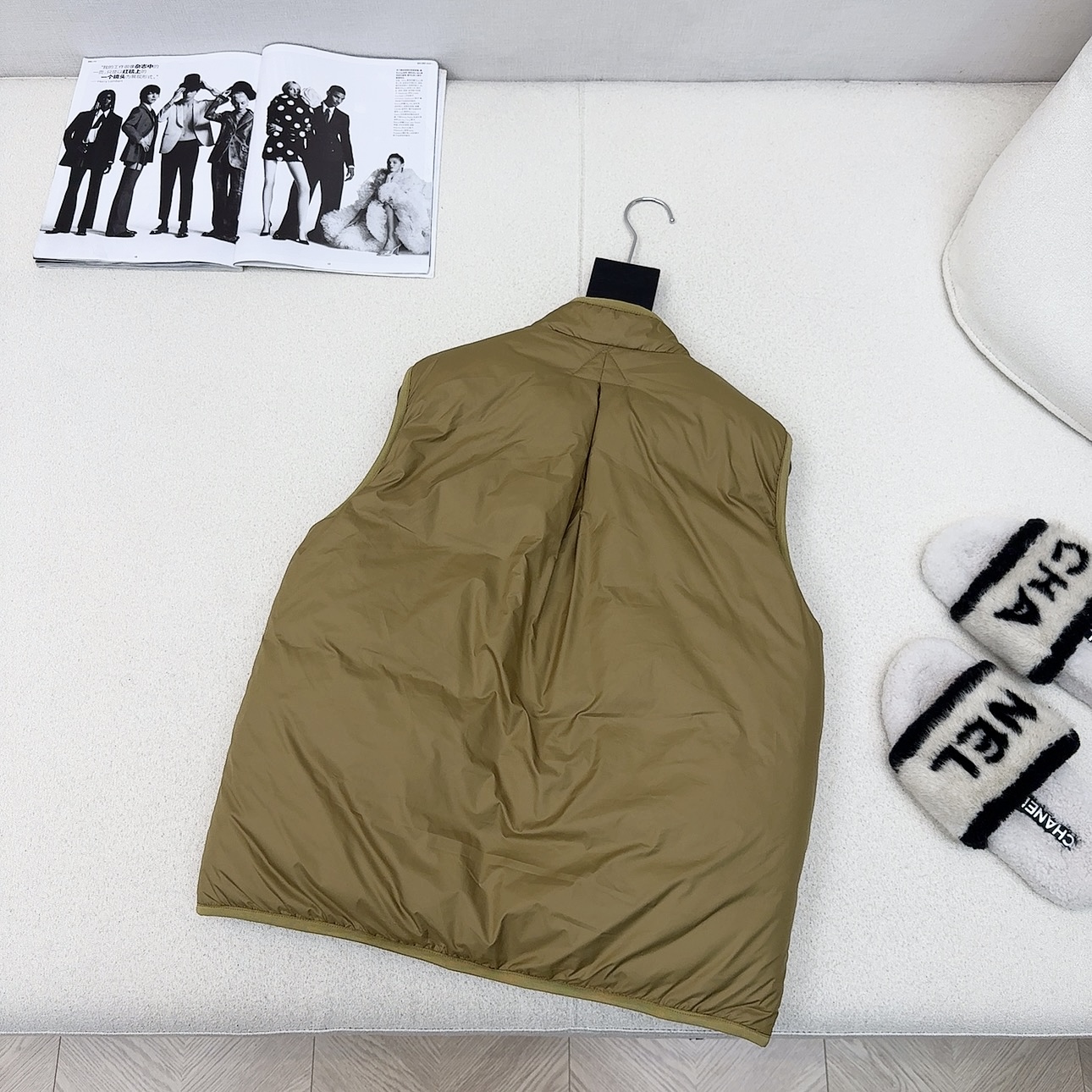 原单品质 Mc 25Ss————秋冬最新款小立领毛绒绒羊羔毛双面羽绒服马甲外套 🤍定制环保羊羔毛面料软糯