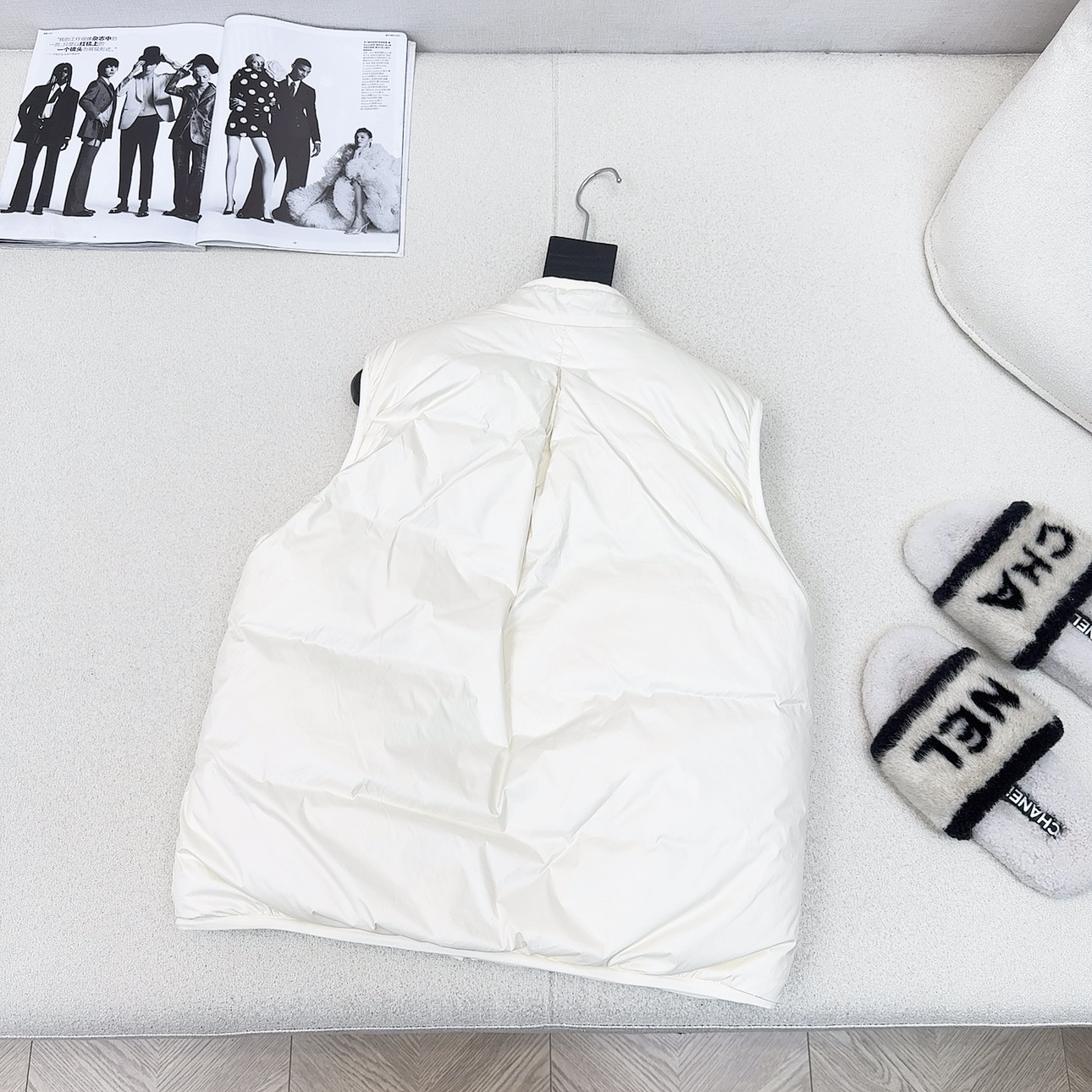 原单品质 Mc 25Ss————秋冬最新款小立领毛绒绒羊羔毛双面羽绒服马甲外套 🤍定制环保羊羔毛面料软糯