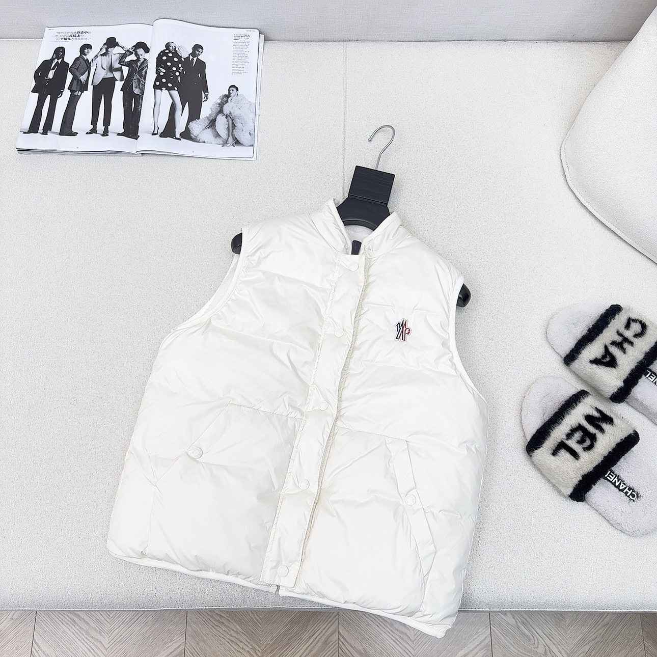 原单品质 Mc 25Ss————秋冬最新款小立领毛绒绒羊羔毛双面羽绒服马甲外套 🤍定制环保羊羔毛面料软糯
