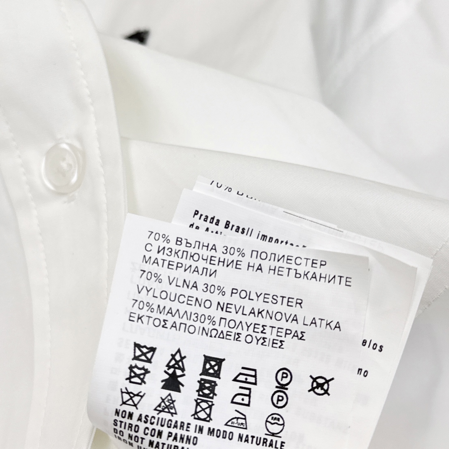 特价🉐️❗️现货齐码❗️不退不换❗️缪系少女穿搭 Miu 25Ss————早秋最新款知性分子学院风刺绣衬