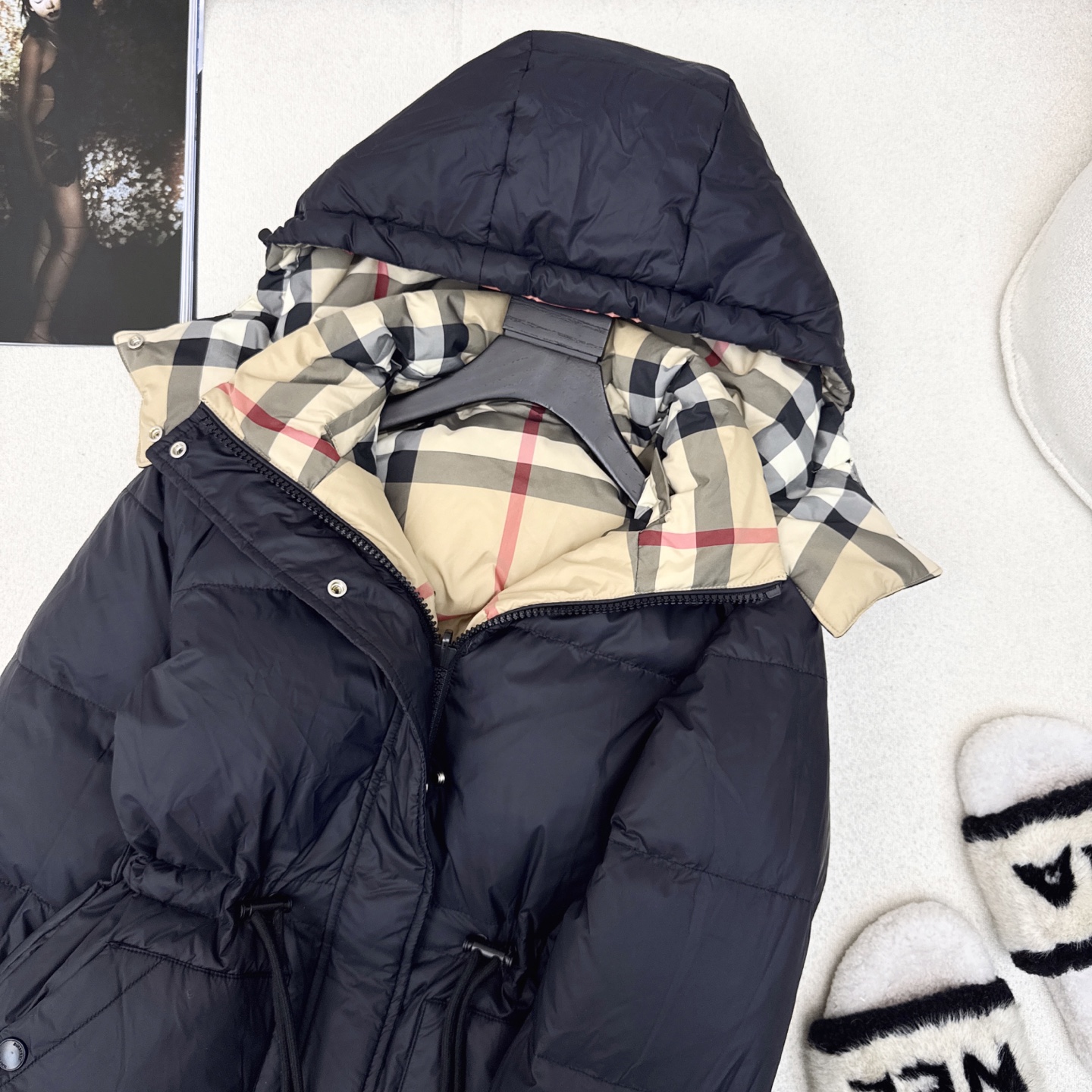 原单品质 Bur 25Ss———秋冬最新款Vintage格纹双面羽绒服外套 🤎一衣多穿 格子控必入高级时