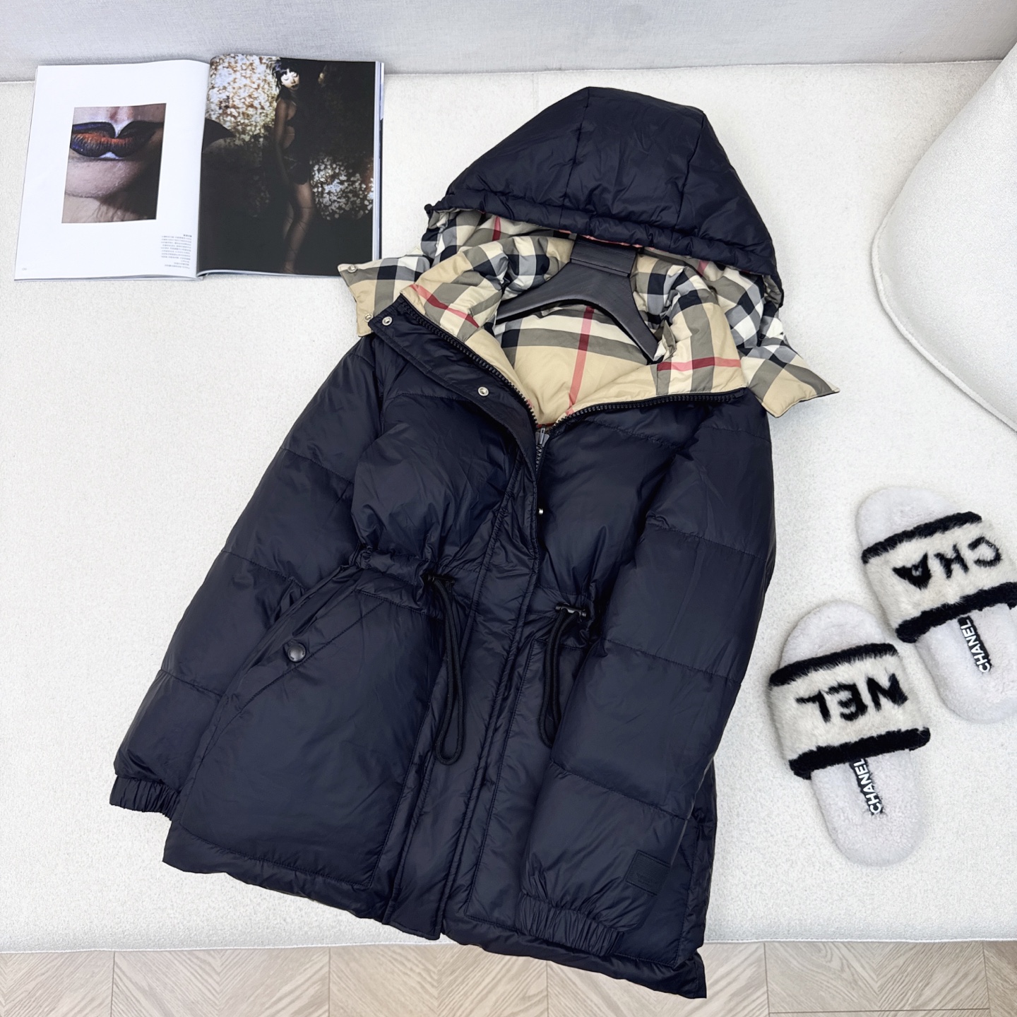 原单品质 Bur 25Ss———秋冬最新款Vintage格纹双面羽绒服外套 🤎一衣多穿 格子控必入高级时