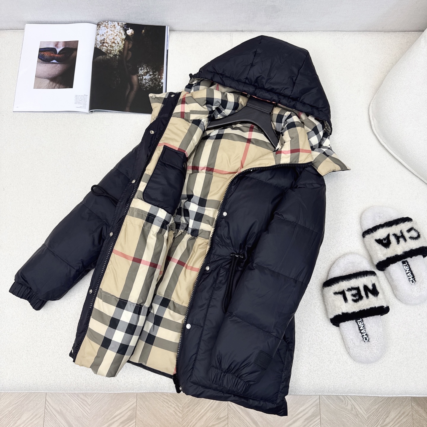 原单品质 Bur 25Ss———秋冬最新款Vintage格纹双面羽绒服外套 🤎一衣多穿 格子控必入高级时