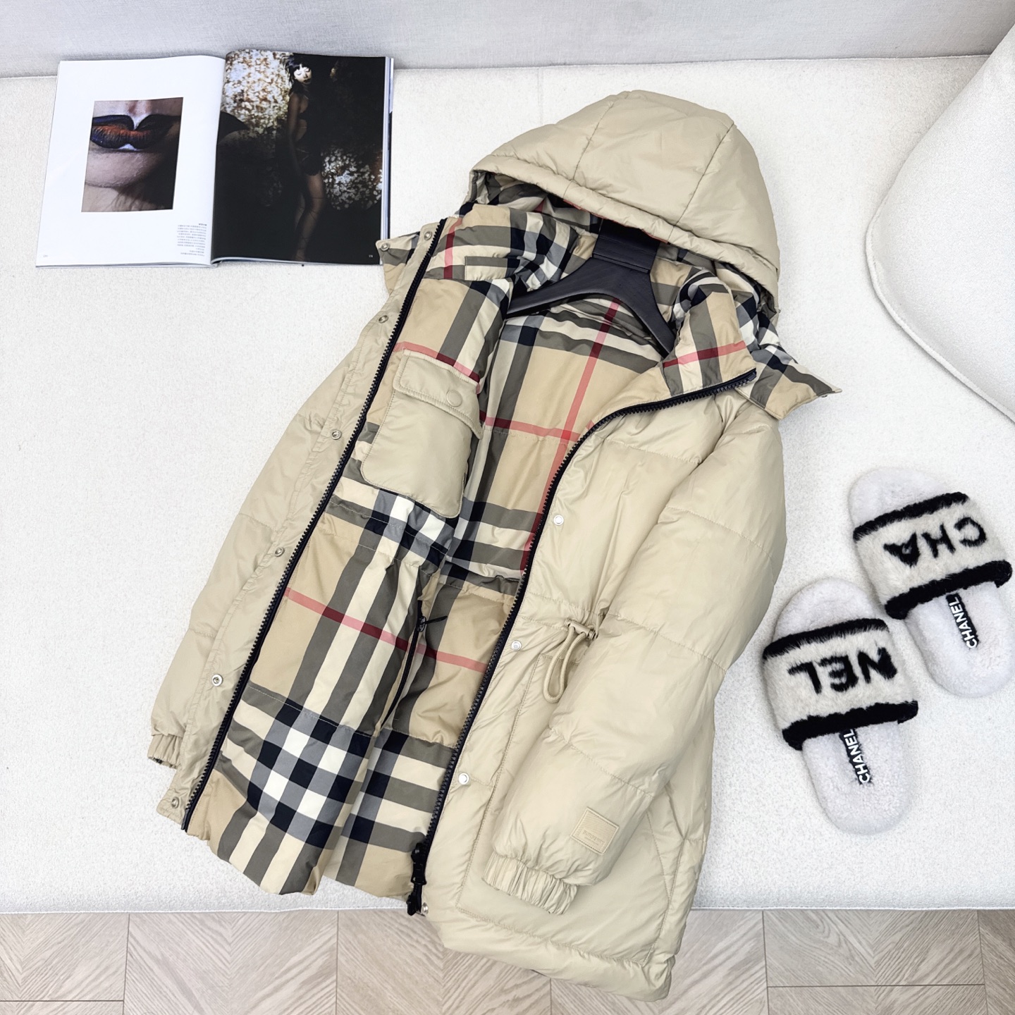 原单品质 Bur 25Ss———秋冬最新款Vintage格纹双面羽绒服外套 🤎一衣多穿 格子控必入高级时