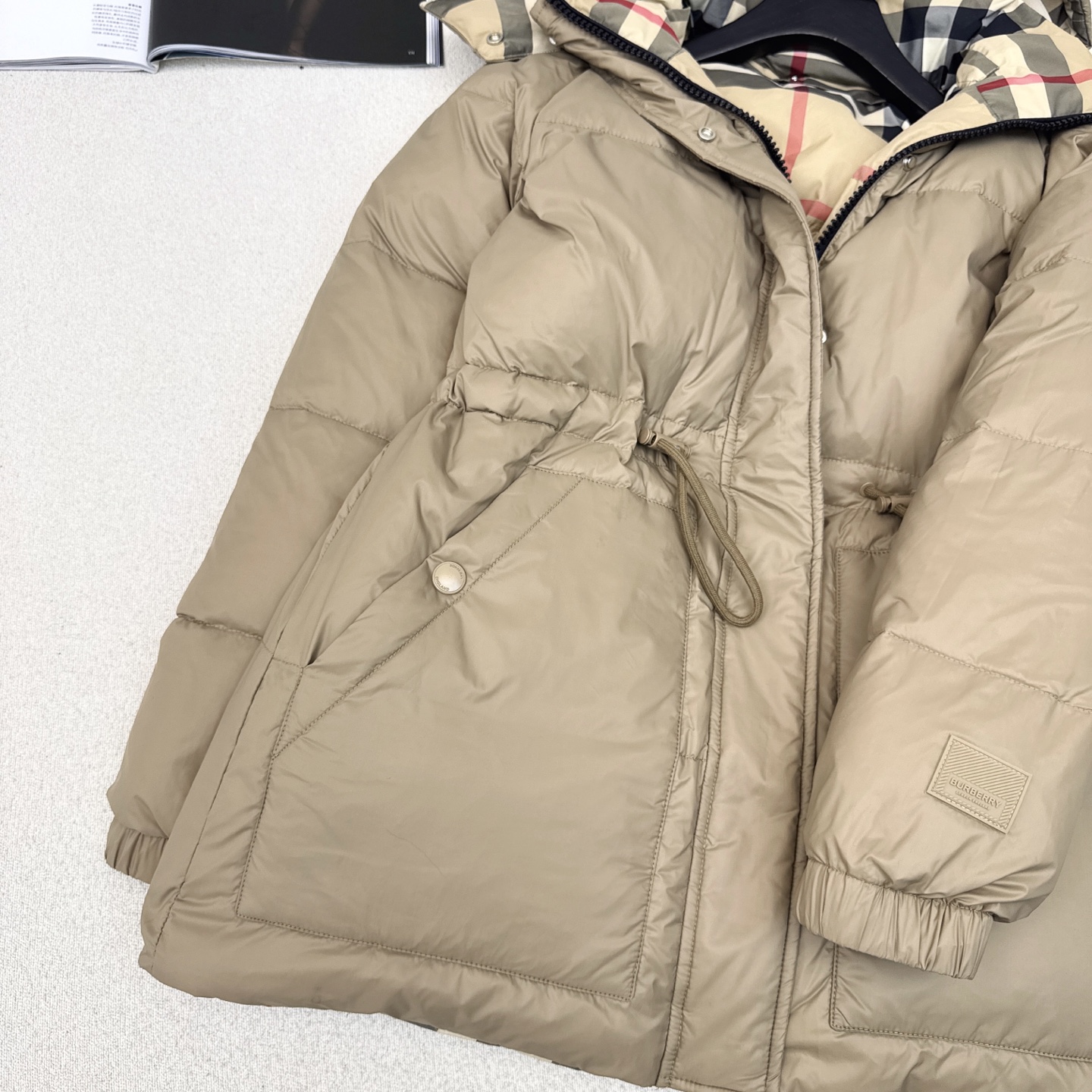 原单品质 Bur 25Ss———秋冬最新款Vintage格纹双面羽绒服外套 🤎一衣多穿 格子控必入高级时