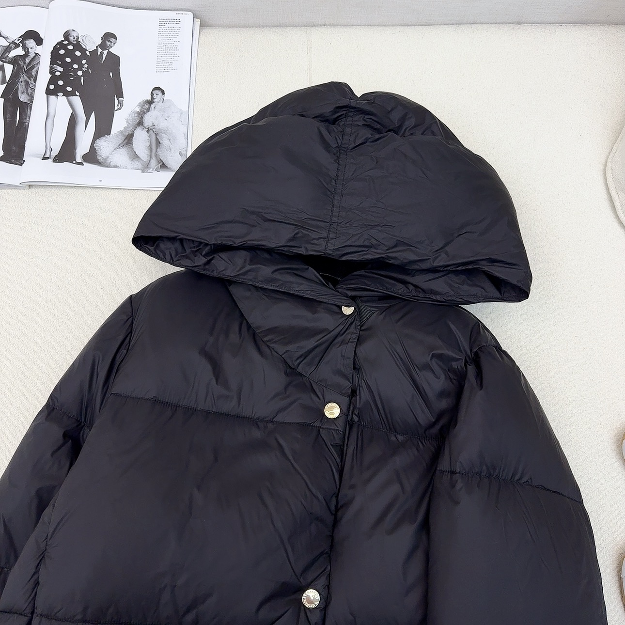 独家首发 原单品质 Max 25Ss———秋冬最新款简约连帽短款羽绒服外套🖤经典立体H版型剪裁 经典时髦