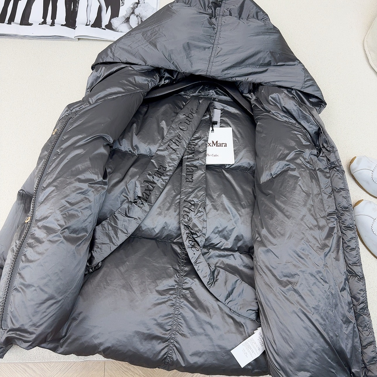 独家首发 原单品质 Max 25Ss———秋冬最新款简约连帽短款羽绒服外套🖤经典立体H版型剪裁 经典时髦