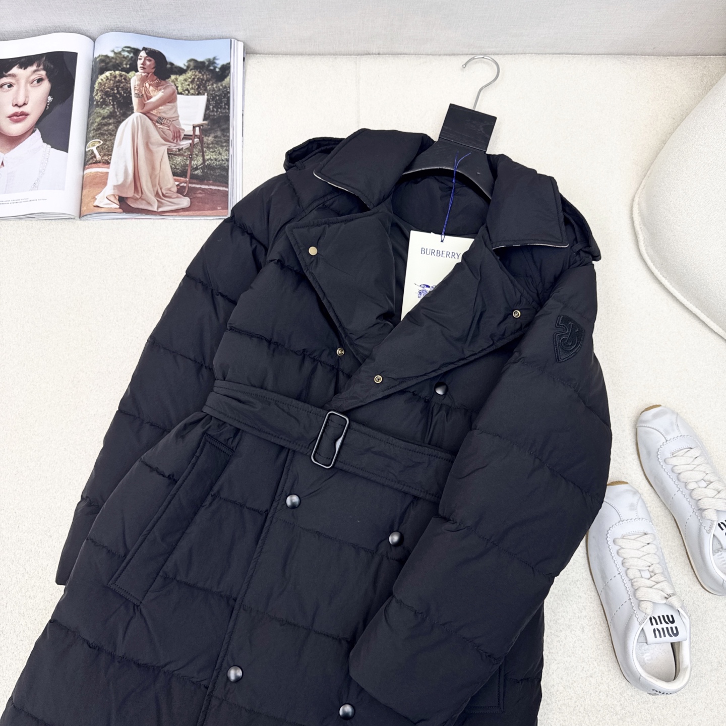 原单品质 BBR 25SS ———秋冬新款经典双排扣翻领长款羽绒服外套 🖤实穿性很高 专柜每年必火的经典