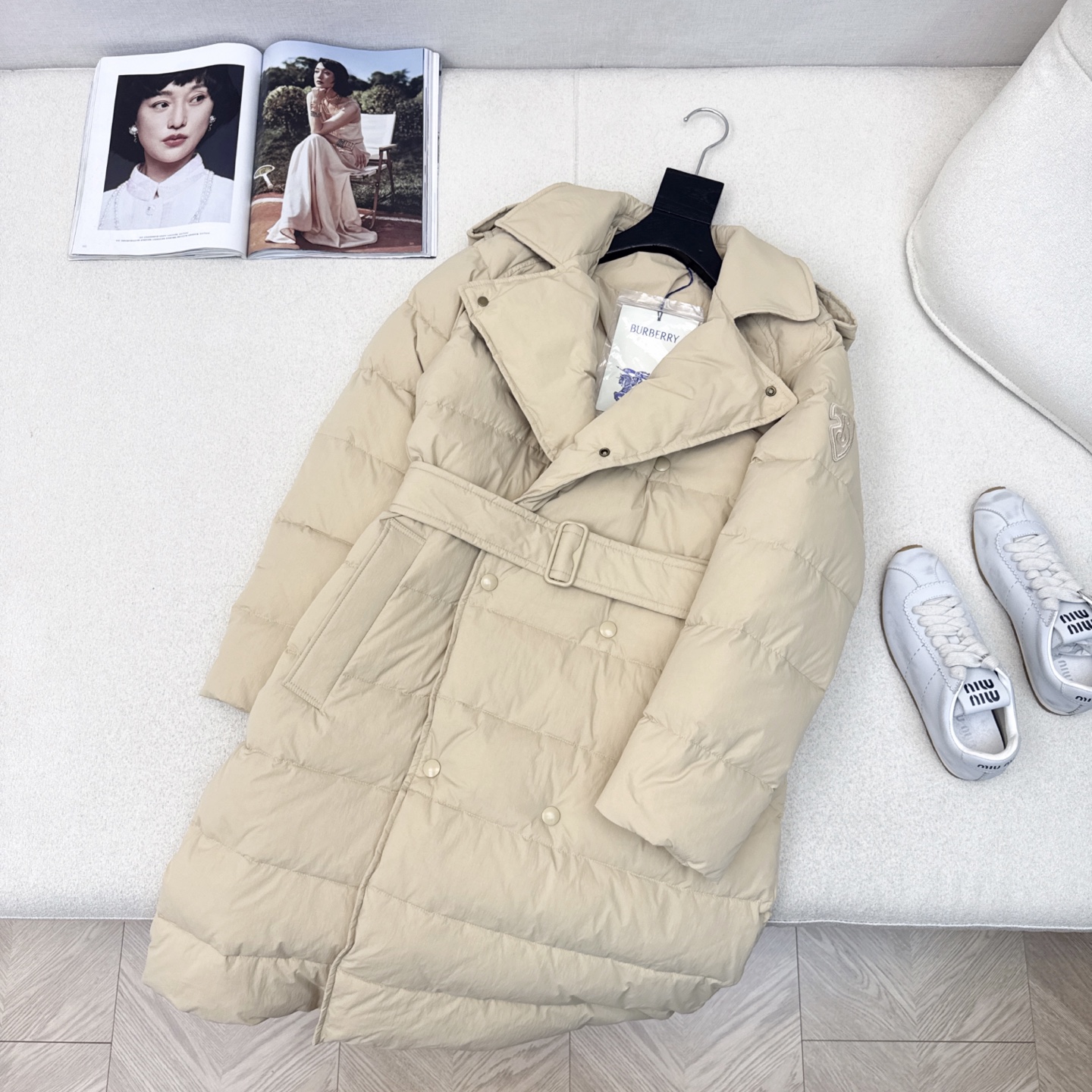 原单品质 BBR 25SS ———秋冬新款经典双排扣翻领长款羽绒服外套 🖤实穿性很高 专柜每年必火的经典