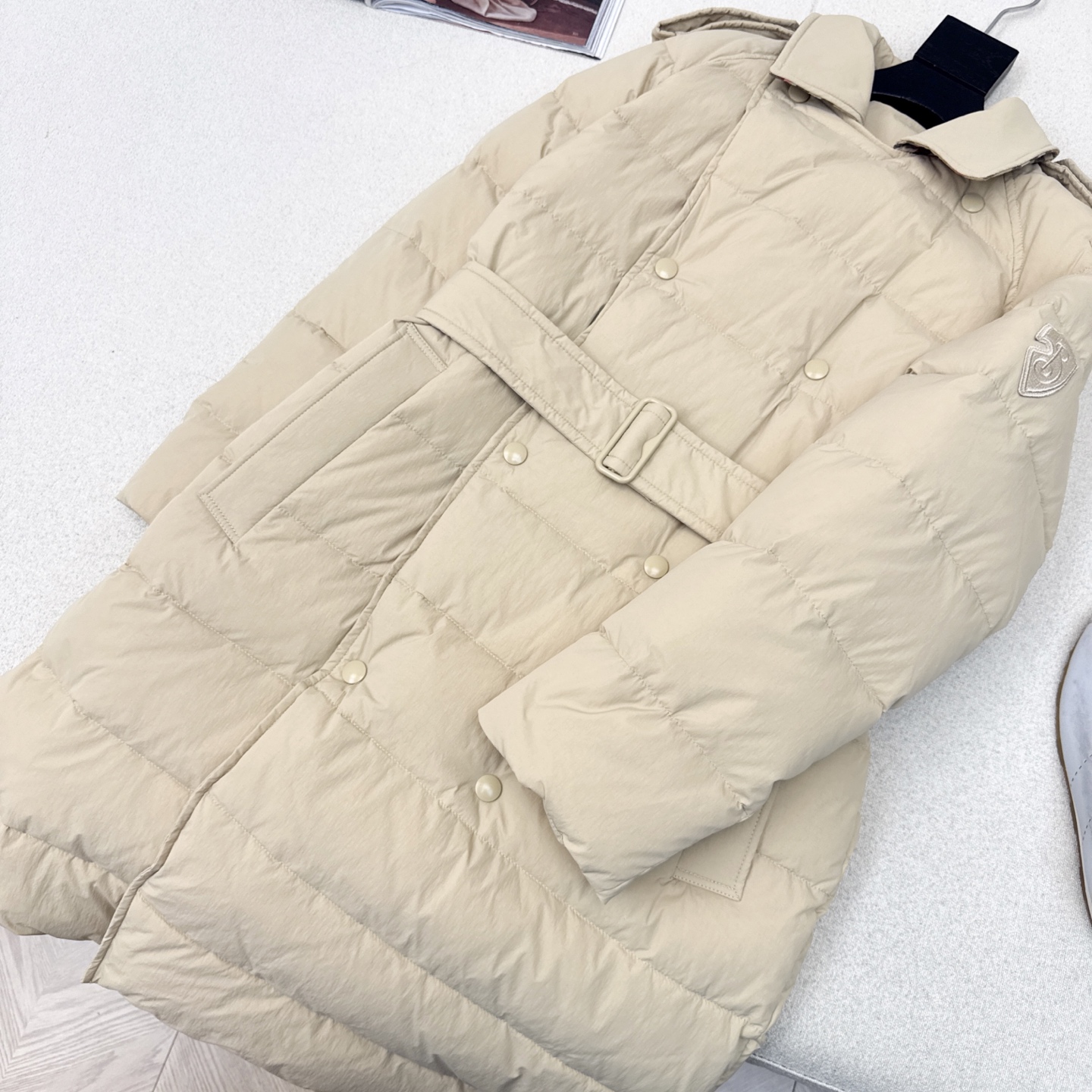 原单品质 BBR 25SS ———秋冬新款经典双排扣翻领长款羽绒服外套 🖤实穿性很高 专柜每年必火的经典