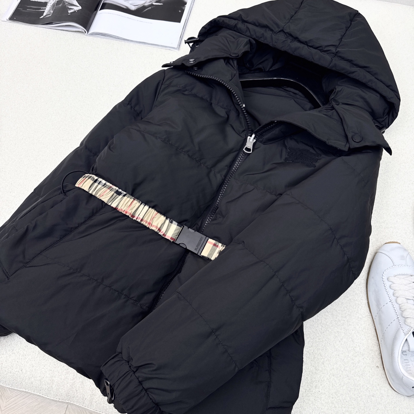 原单品质 Bur 25Ss———秋冬最新款Vintage格纹拼接双面羽绒服外套💙一衣多穿 格子控必入高级