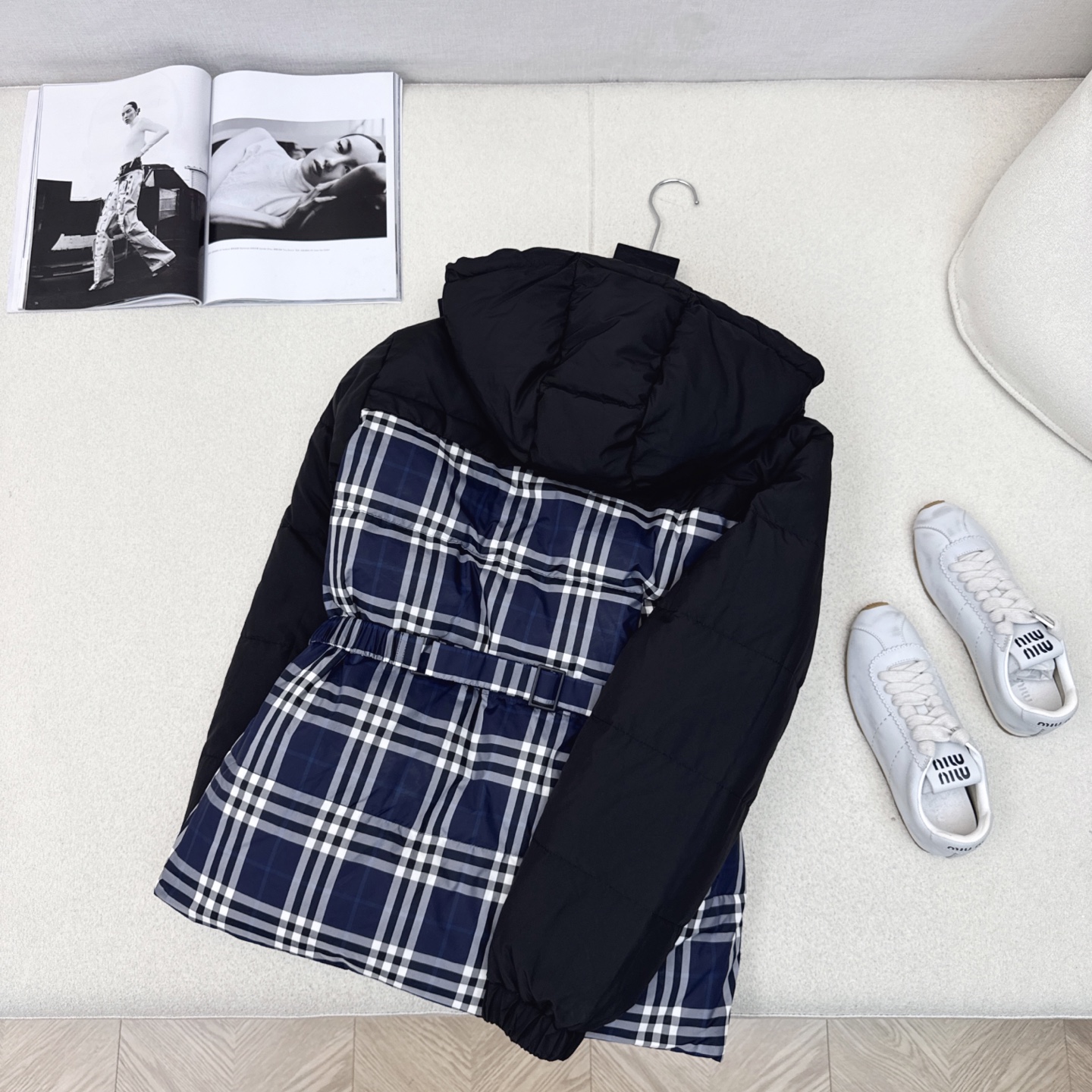 原单品质 Bur 25Ss———秋冬最新款Vintage格纹拼接双面羽绒服外套💙一衣多穿 格子控必入高级