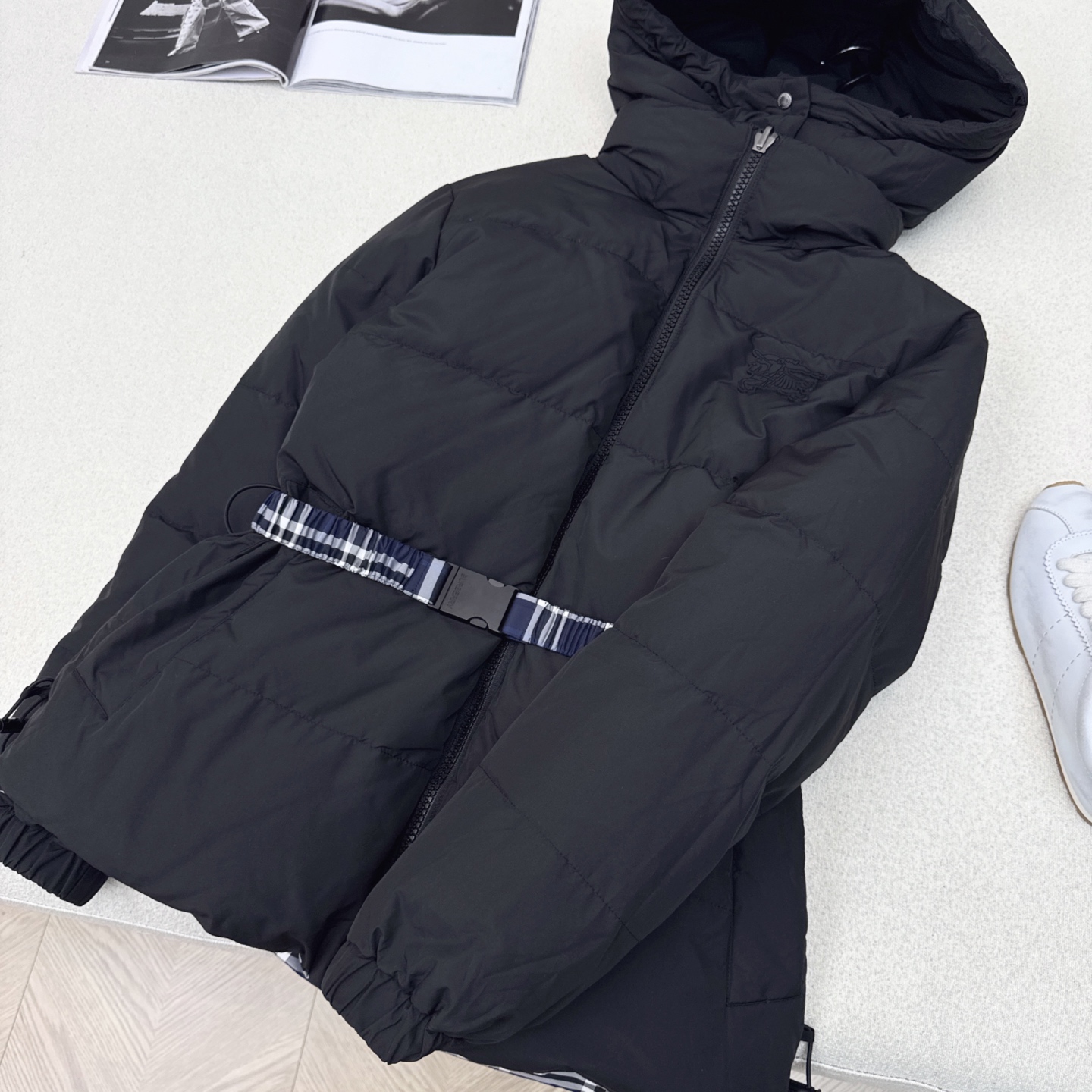 原单品质 Bur 25Ss———秋冬最新款Vintage格纹拼接双面羽绒服外套💙一衣多穿 格子控必入高级