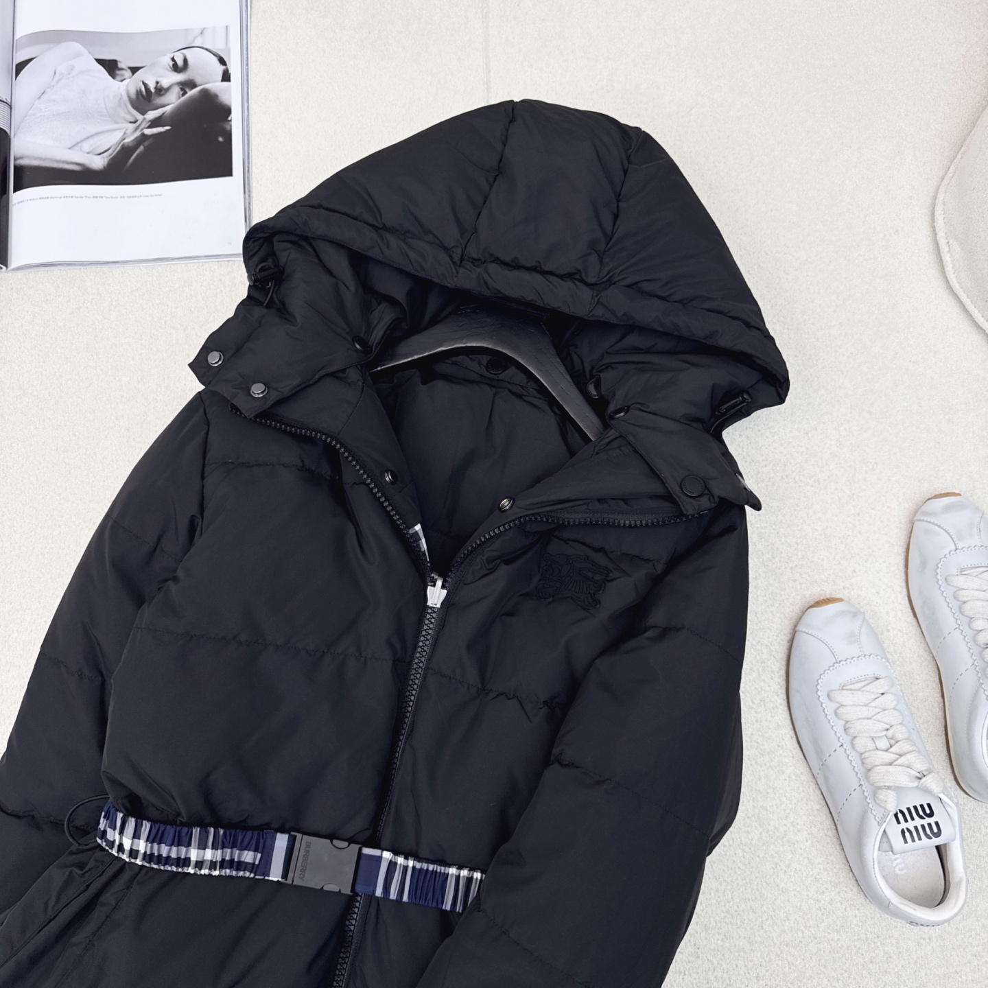 原单品质 Bur 25Ss———秋冬最新款Vintage格纹拼接双面羽绒服外套💙一衣多穿 格子控必入高级