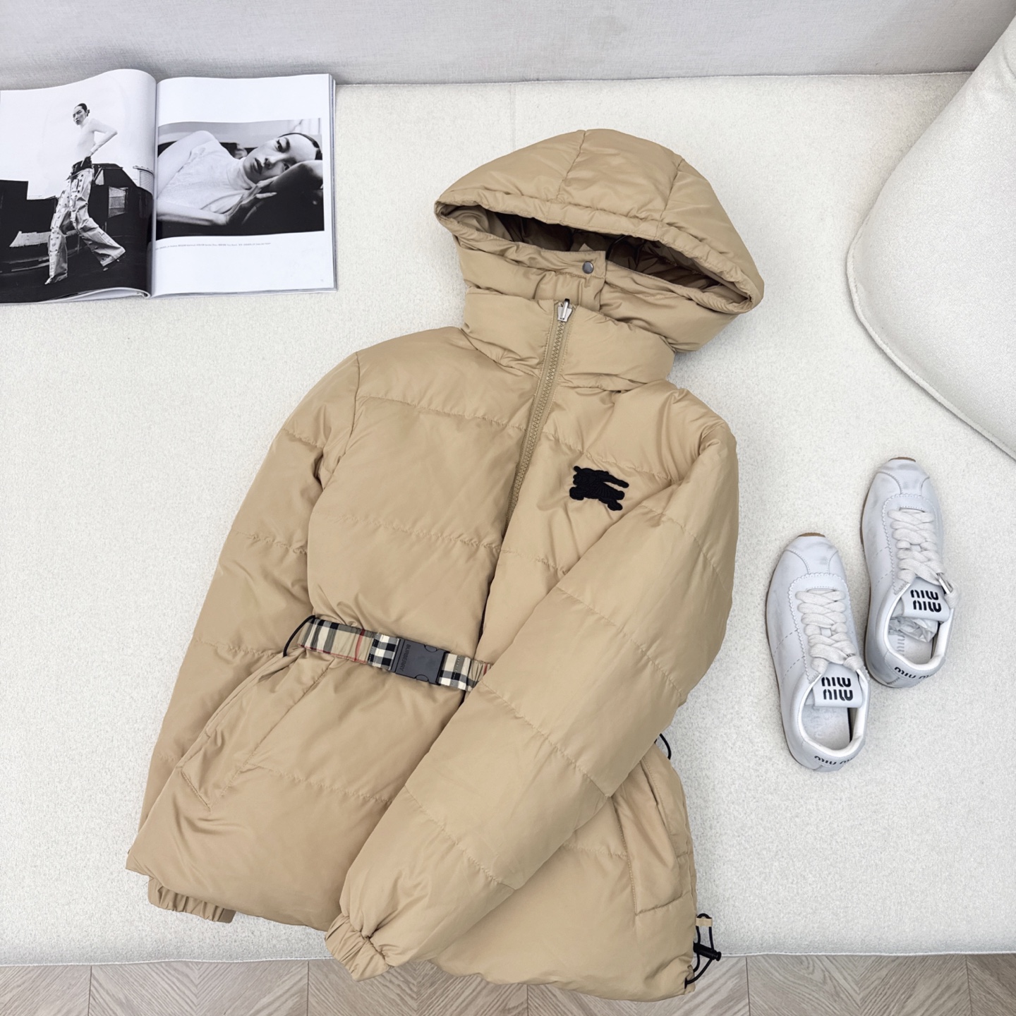 原单品质 Bur 25Ss———秋冬最新款Vintage格纹拼接双面羽绒服外套💙一衣多穿 格子控必入高级
