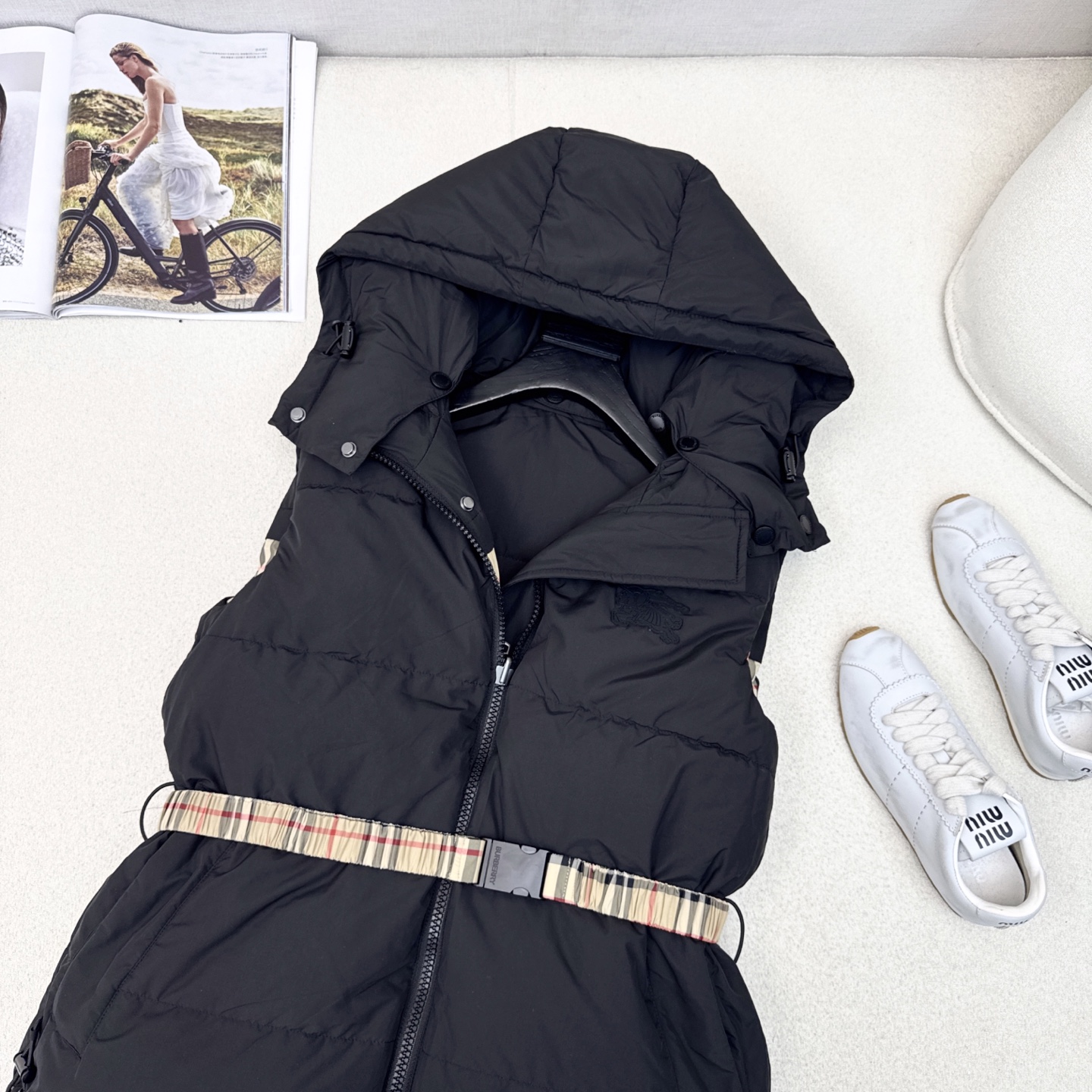 原单品质 Bur 25Ss———秋冬最新款Vintage格纹拼接双面羽绒服马甲💙一衣多穿 格子控必入高级