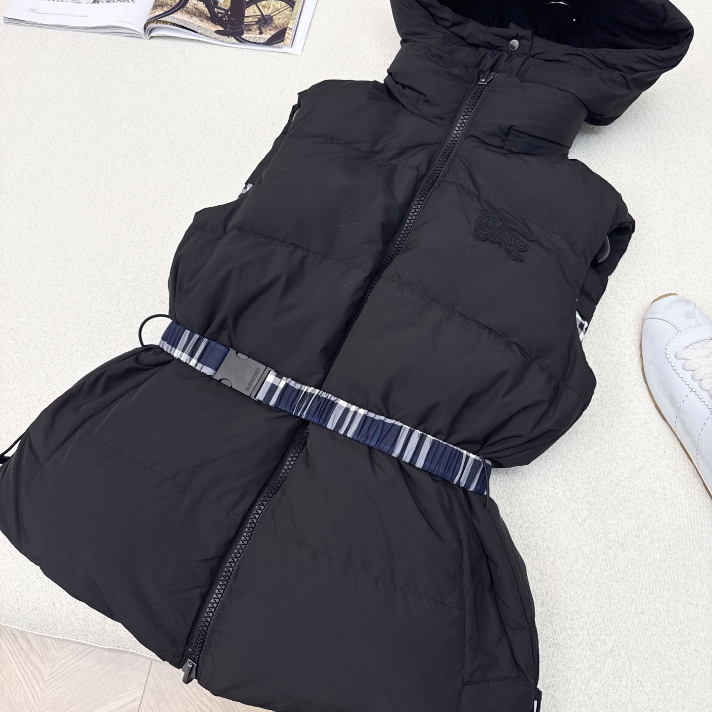 原单品质 Bur 25Ss———秋冬最新款Vintage格纹拼接双面羽绒服马甲💙一衣多穿 格子控必入高级