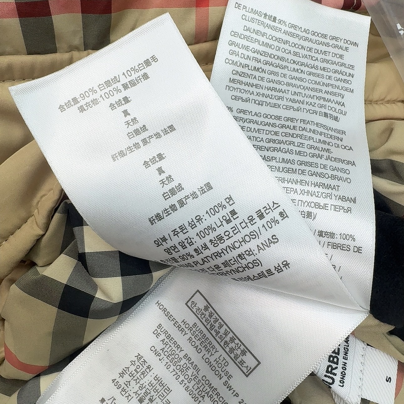 原单品质 Bur 25Ss———秋冬最新款Vintage格纹拼接双面羽绒服马甲💙一衣多穿 格子控必入高级