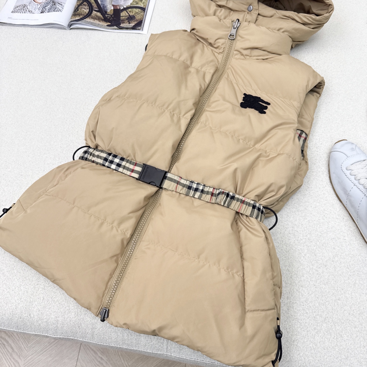 原单品质 Bur 25Ss———秋冬最新款Vintage格纹拼接双面羽绒服马甲💙一衣多穿 格子控必入高级
