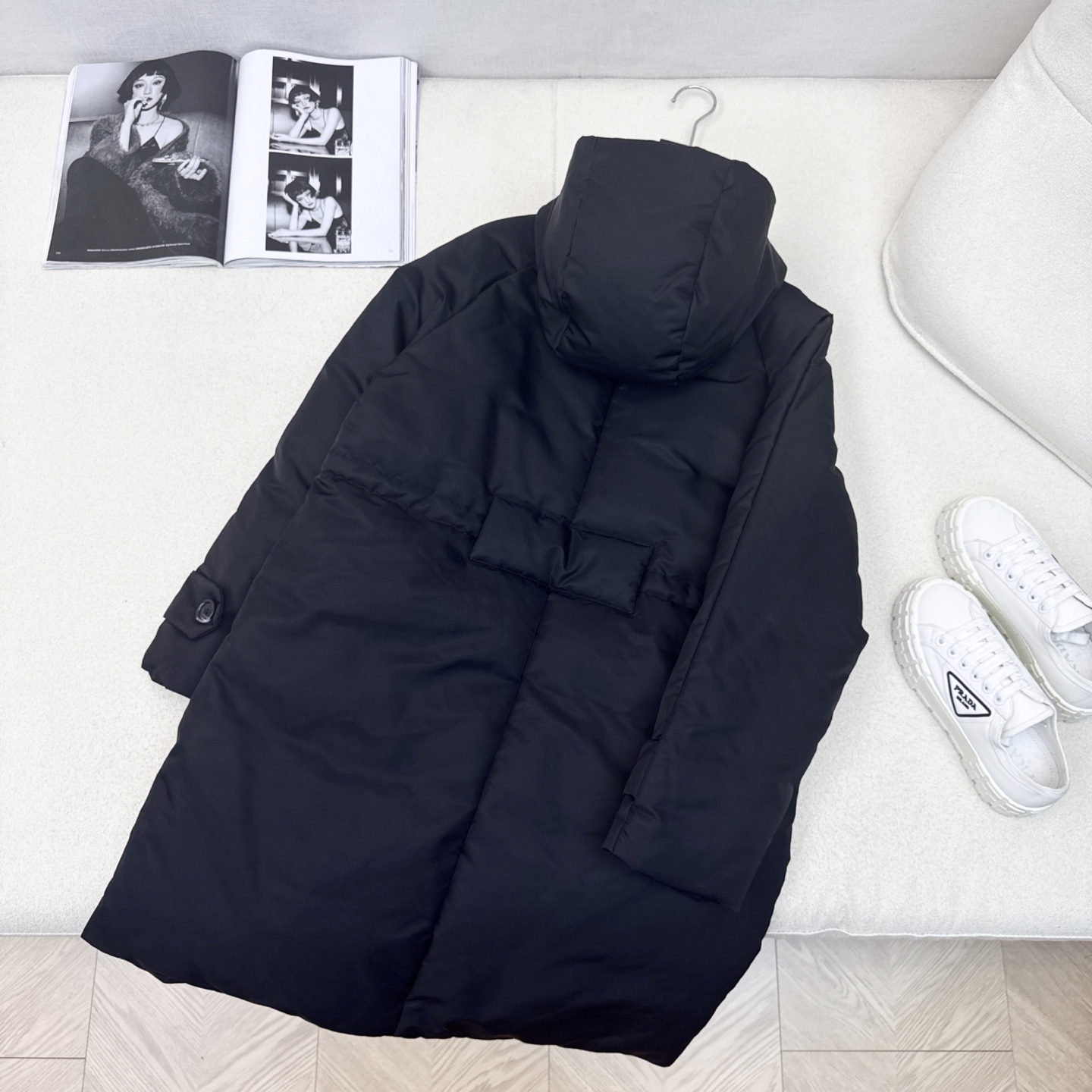原单品质 PD 25Ss——秋冬新品 抽绳松紧腰连帽长款羽绒服 🖤风格百变保暖帅气 别具一格 爱了 爱了