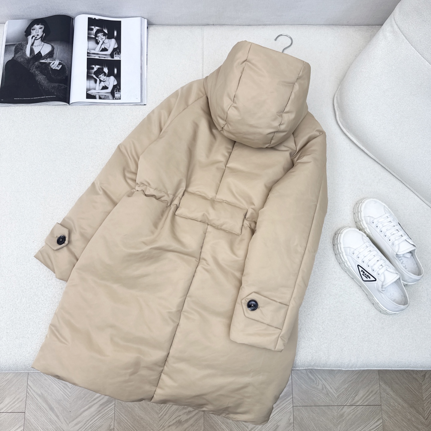 原单品质 PD 25Ss——秋冬新品 抽绳松紧腰连帽长款羽绒服 🖤风格百变保暖帅气 别具一格 爱了 爱了