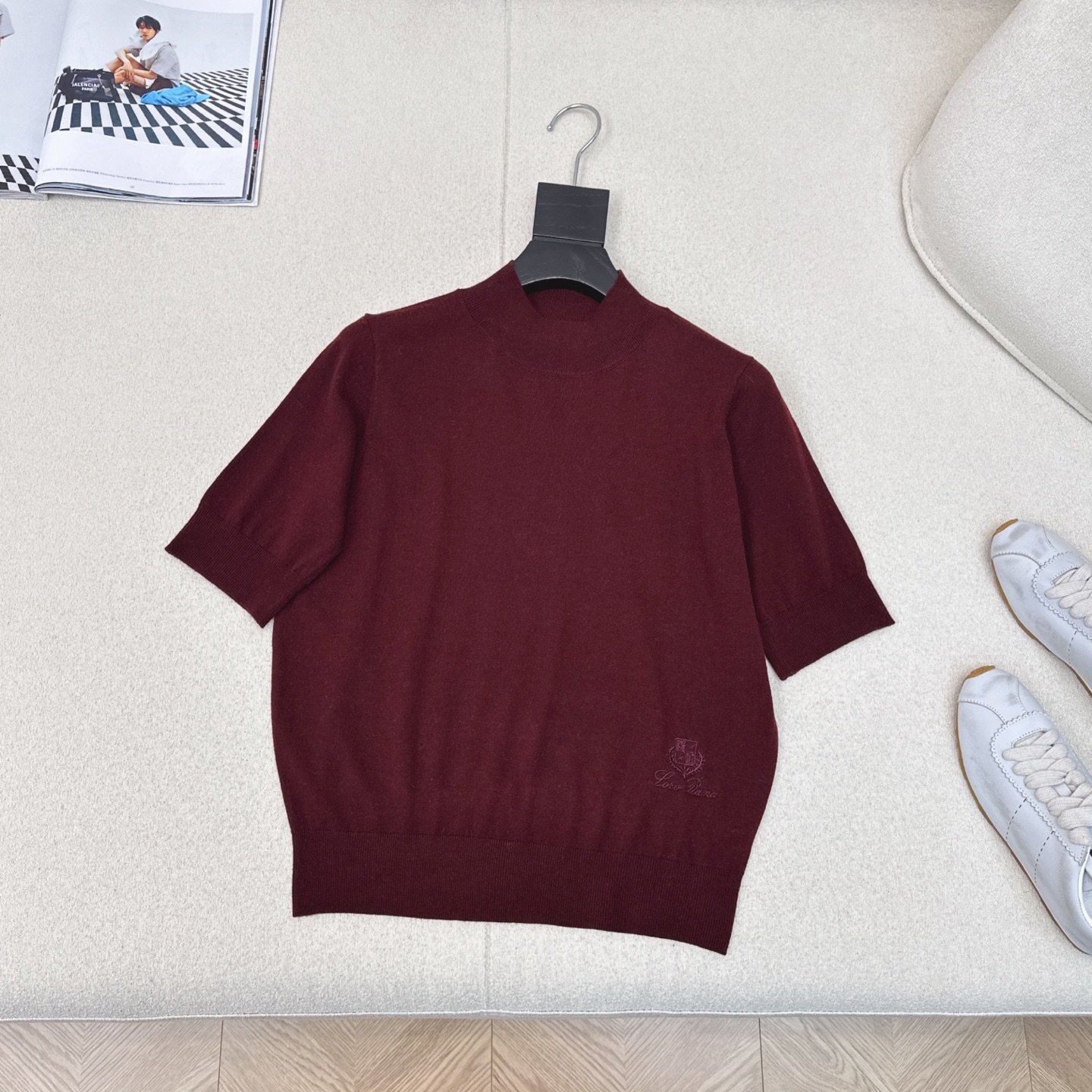 人手必备 lp🆕 25Ss————秋冬最新款极简风半袖打底衫 🖤日常必备款 各种好穿好搭配 采用羊毛针织