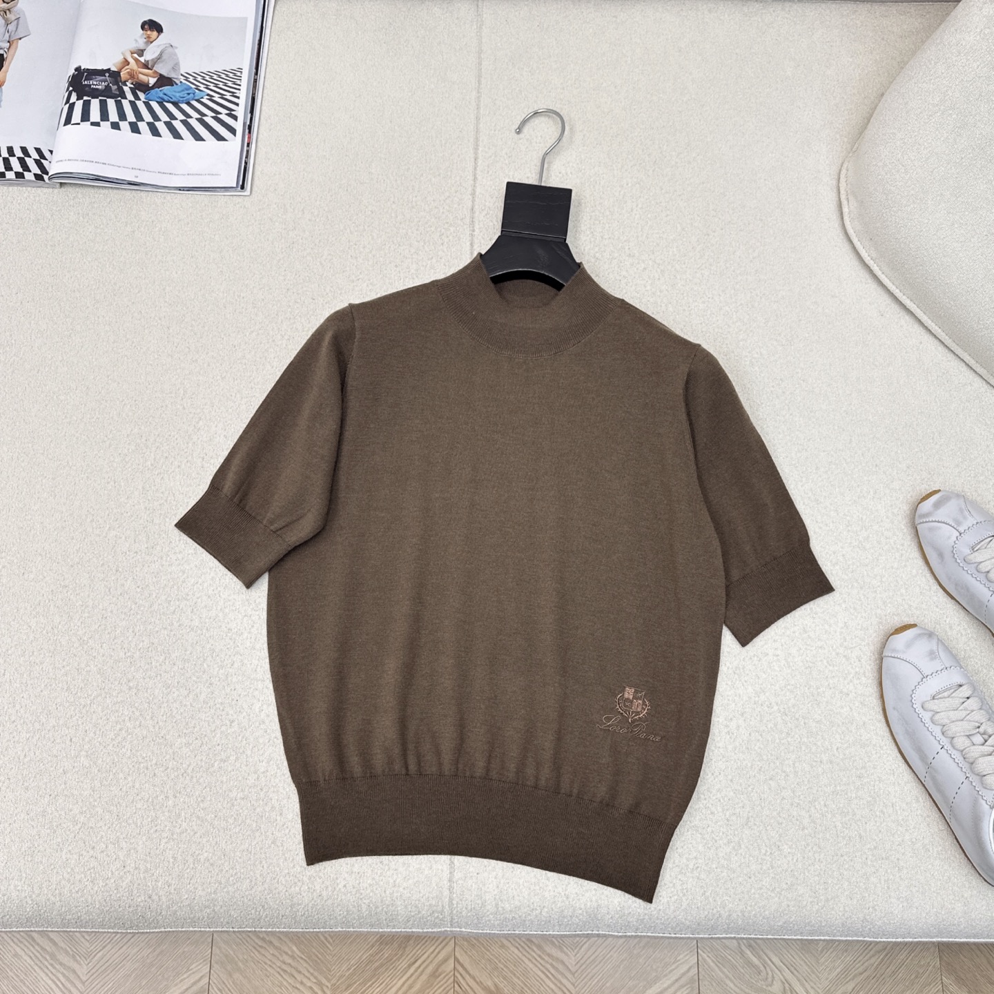 人手必备 lp🆕 25Ss————秋冬最新款极简风半袖打底衫 🖤日常必备款 各种好穿好搭配 采用羊毛针织