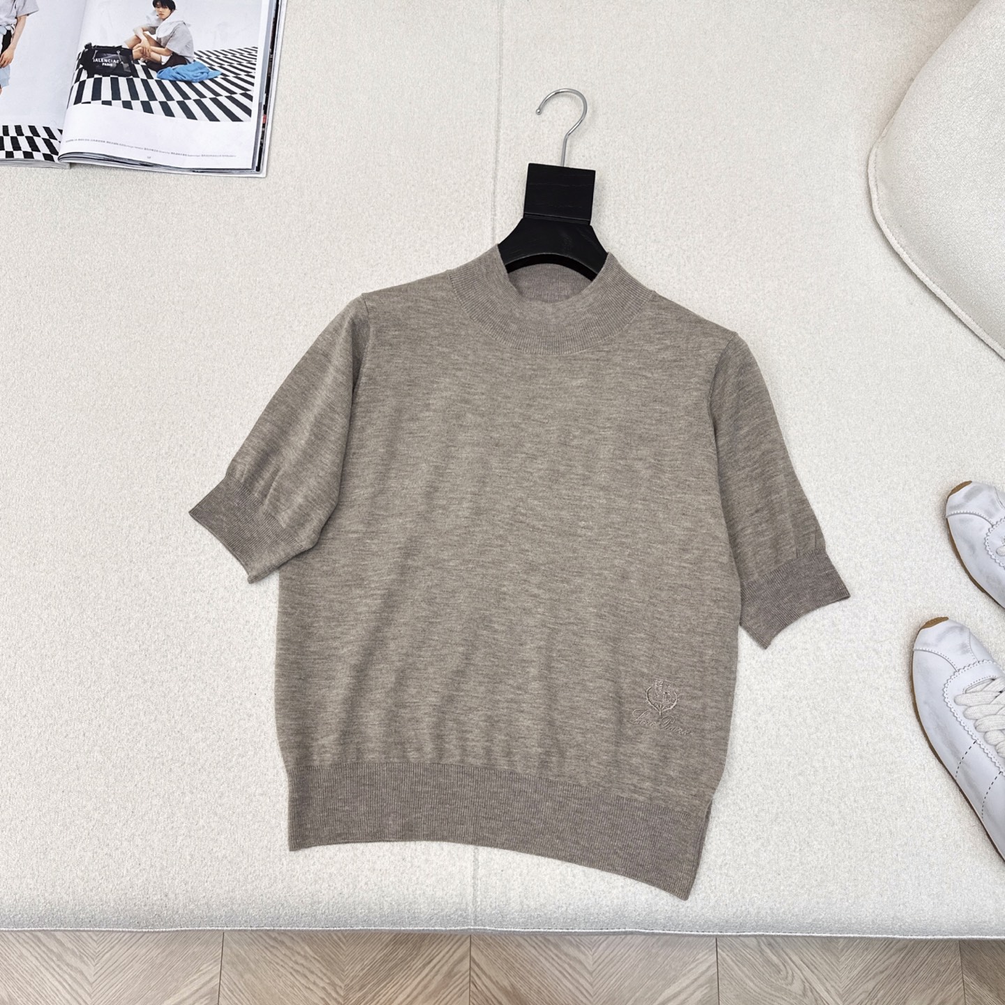 人手必备 lp🆕 25Ss————秋冬最新款极简风半袖打底衫 🖤日常必备款 各种好穿好搭配 采用羊毛针织