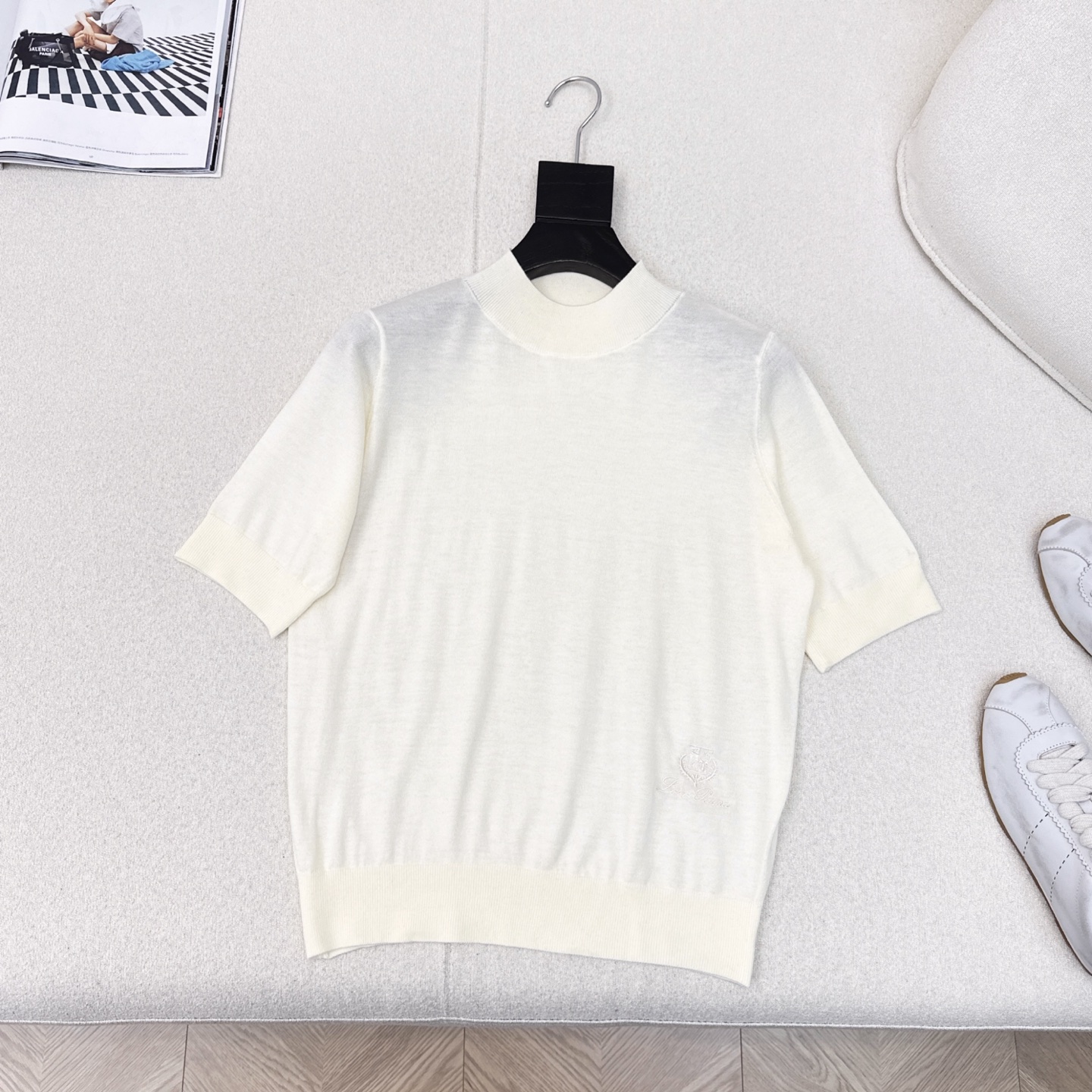 人手必备 lp🆕 25Ss————秋冬最新款极简风半袖打底衫 🖤日常必备款 各种好穿好搭配 采用羊毛针织