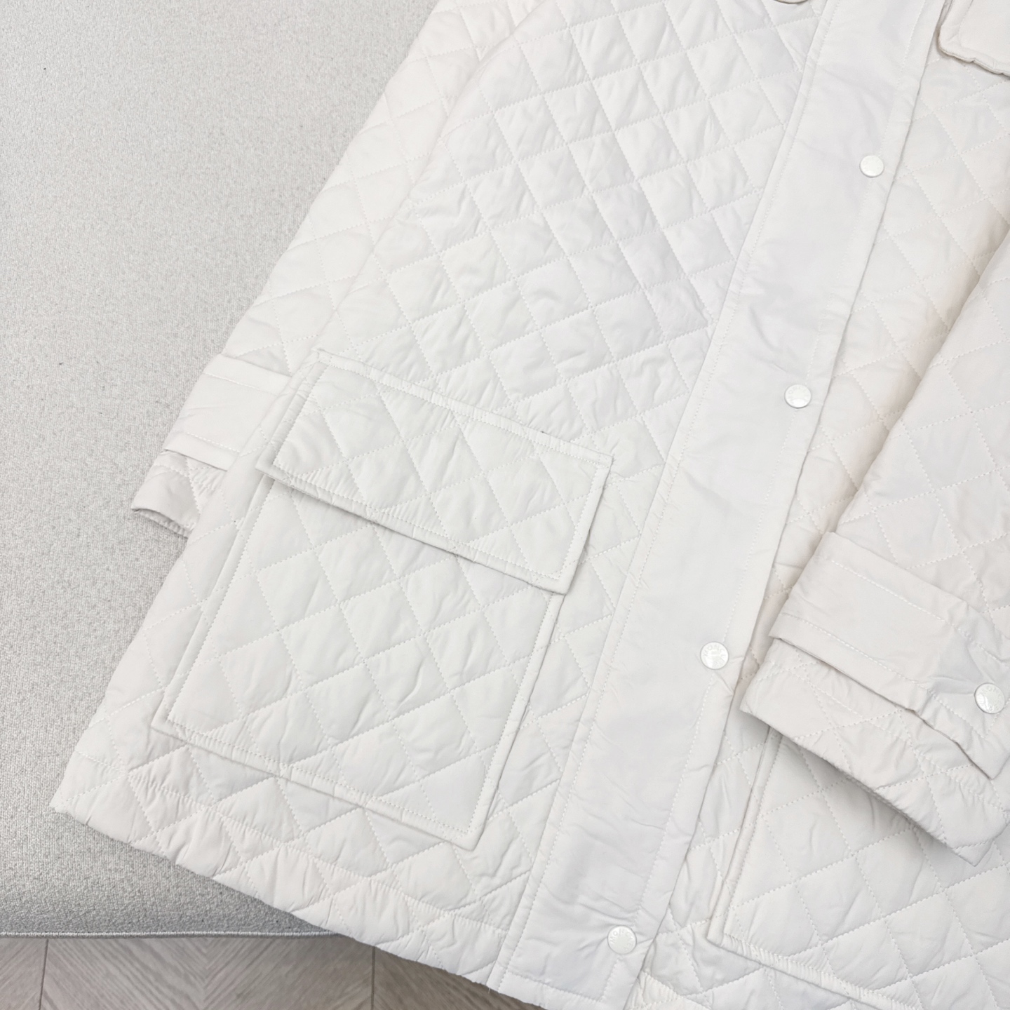 原单品质 MC 25ss———秋冬新品绗缝菱格中长款连帽棉服外套🖤 独家高版出品 棉服的天花板 经典绗缝