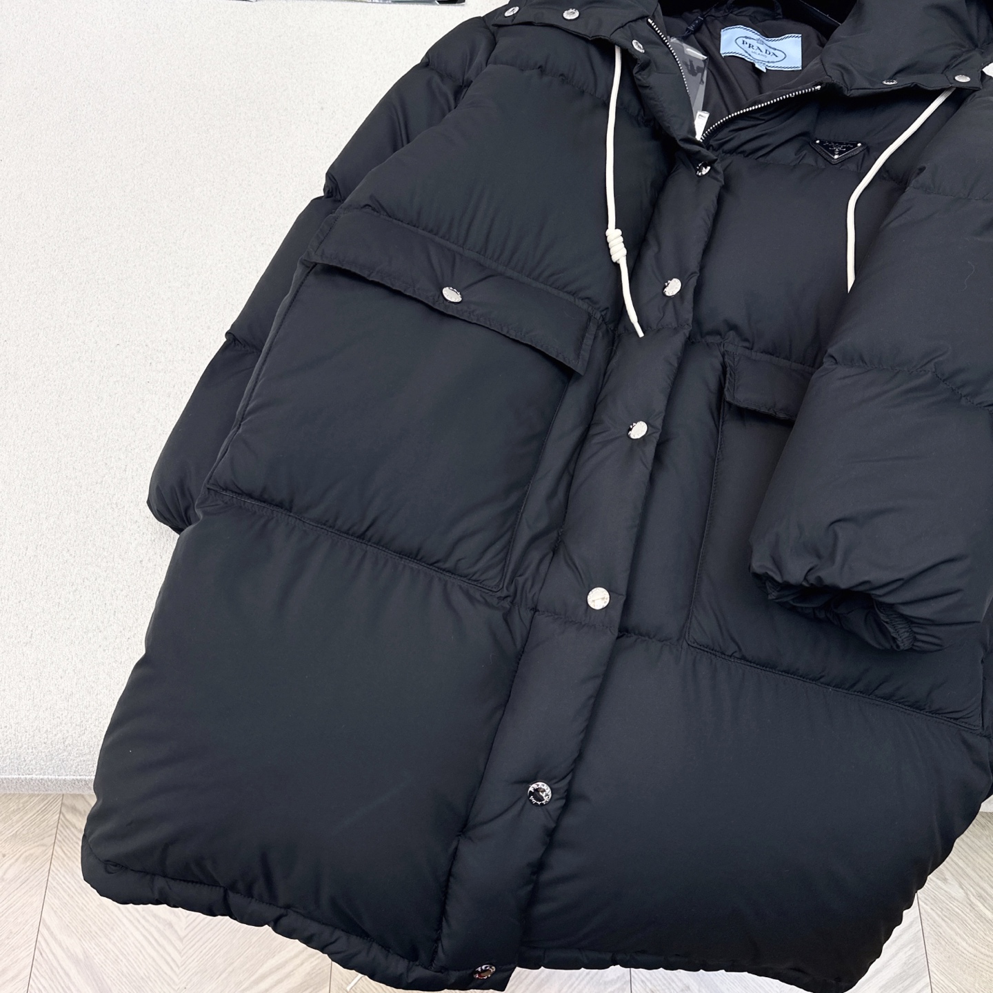 Prada Women's Hooded Long Puffer Coat Winter Warm Duck Down Jacket 5 i1756010505316 4795 0 4
