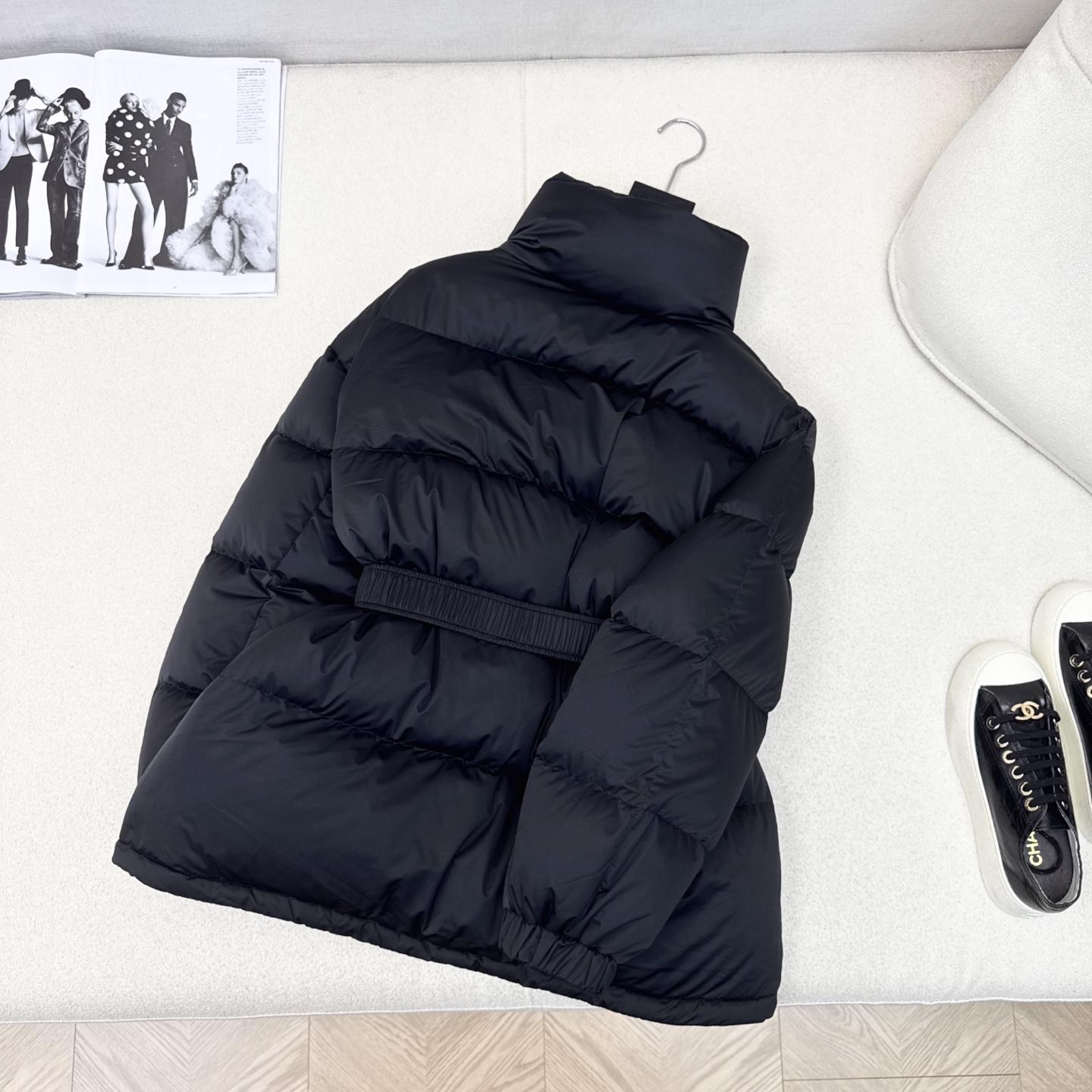 高端原单品质 CE 25Ss———秋冬新款凯旋门皮徽标立领束腰面包羽绒服 🤎本季最佳版型 经典凯旋门皮标