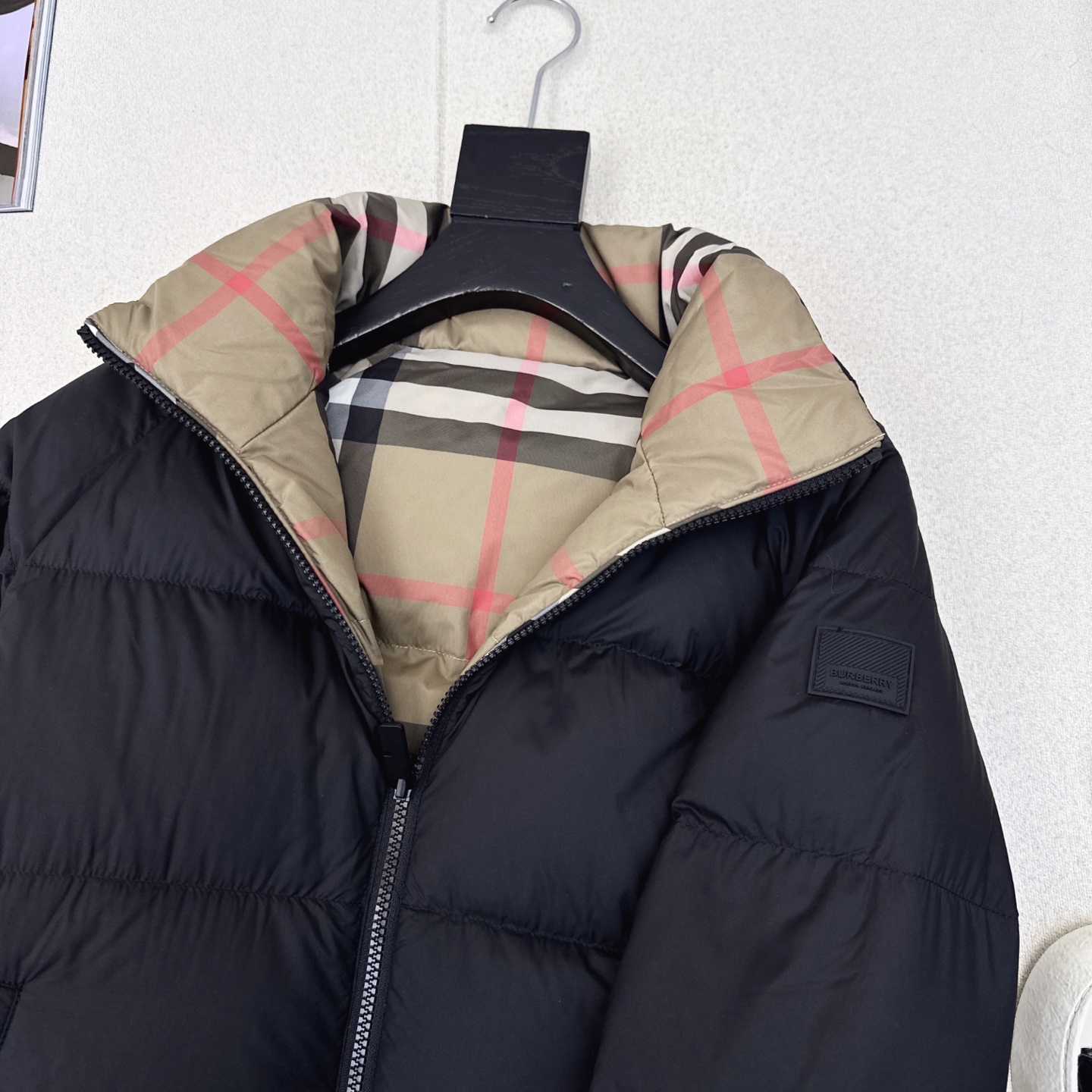 原单品质 Bur 25Ss———秋冬最新款Vintage格纹双面立领短款羽绒服🤎 一衣多穿 格子控必入高