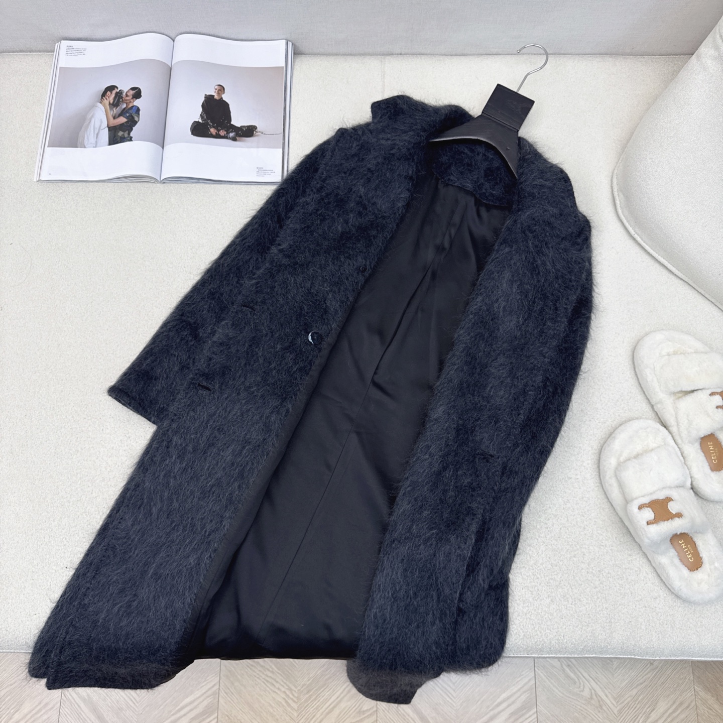 爆单款 Max 25Ss————秋冬最新款极简高级长款大衣 🩶气质感在线 简约时髦不失设计感 西装翻领设