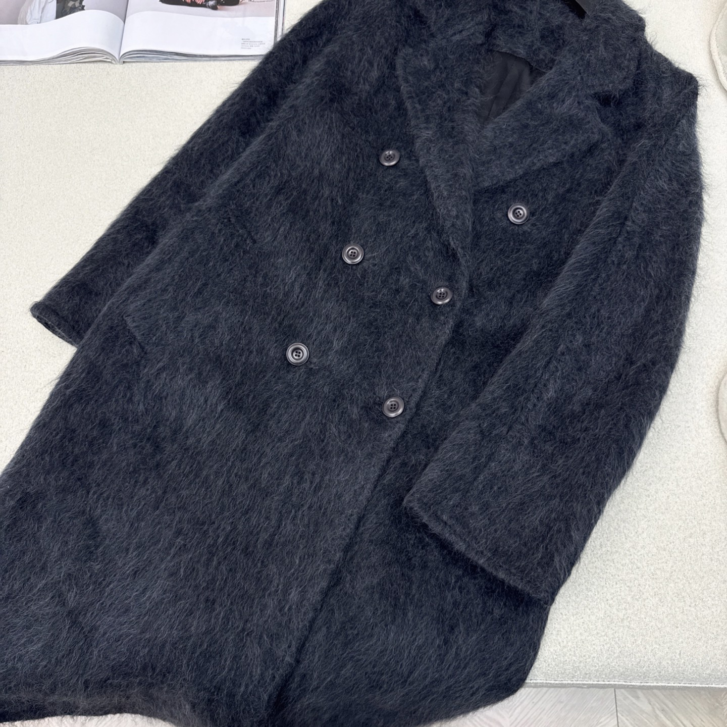 爆单款 Max 25Ss————秋冬最新款极简高级长款大衣 🩶气质感在线 简约时髦不失设计感 西装翻领设