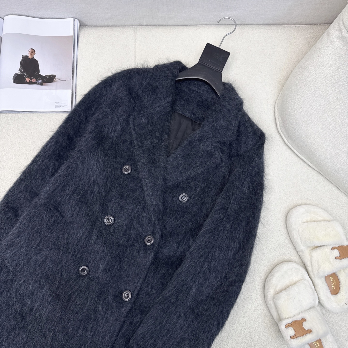 爆单款 Max 25Ss————秋冬最新款极简高级长款大衣 🩶气质感在线 简约时髦不失设计感 西装翻领设