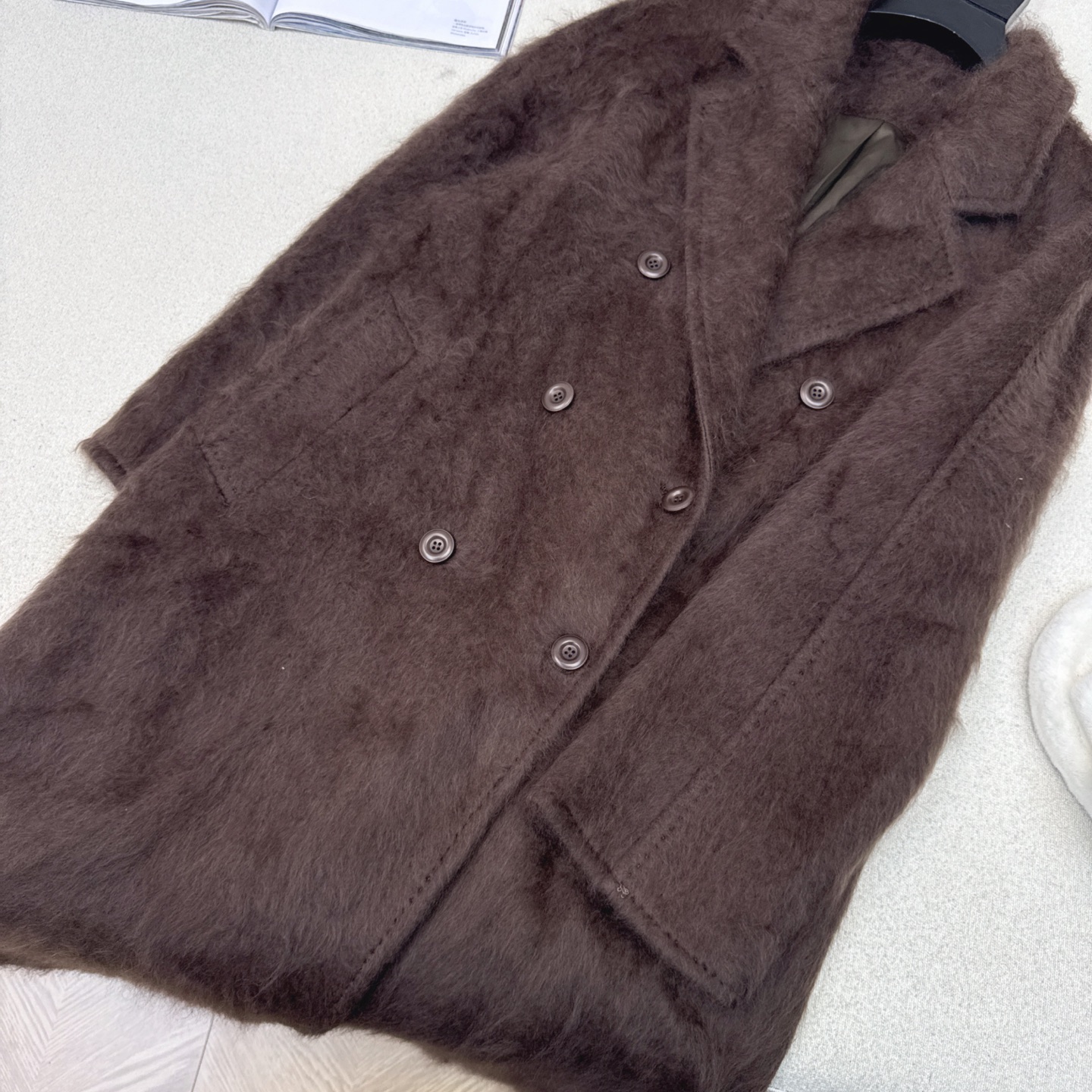 爆单款 Max 25Ss————秋冬最新款极简高级长款大衣 🩶气质感在线 简约时髦不失设计感 西装翻领设