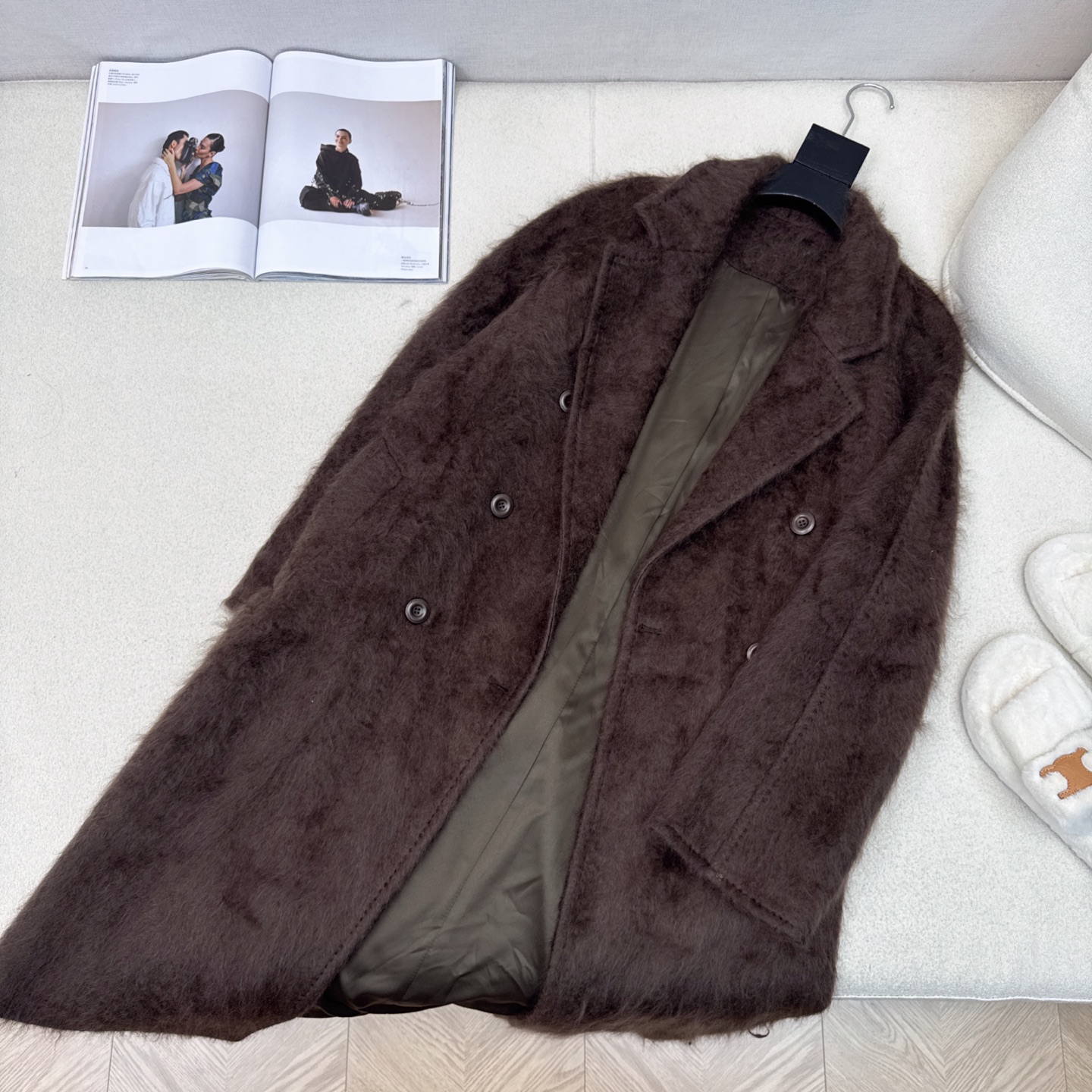 爆单款 Max 25Ss————秋冬最新款极简高级长款大衣 🩶气质感在线 简约时髦不失设计感 西装翻领设