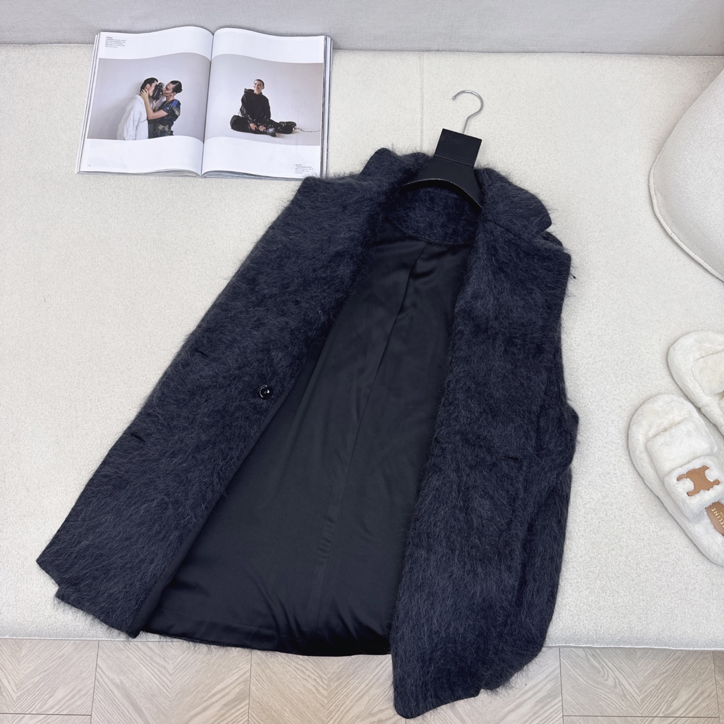 爆单款 Max 25Ss————秋冬最新款极简高级中长款大衣 🩶气质感在线 简约时髦不失设计感 西装翻领