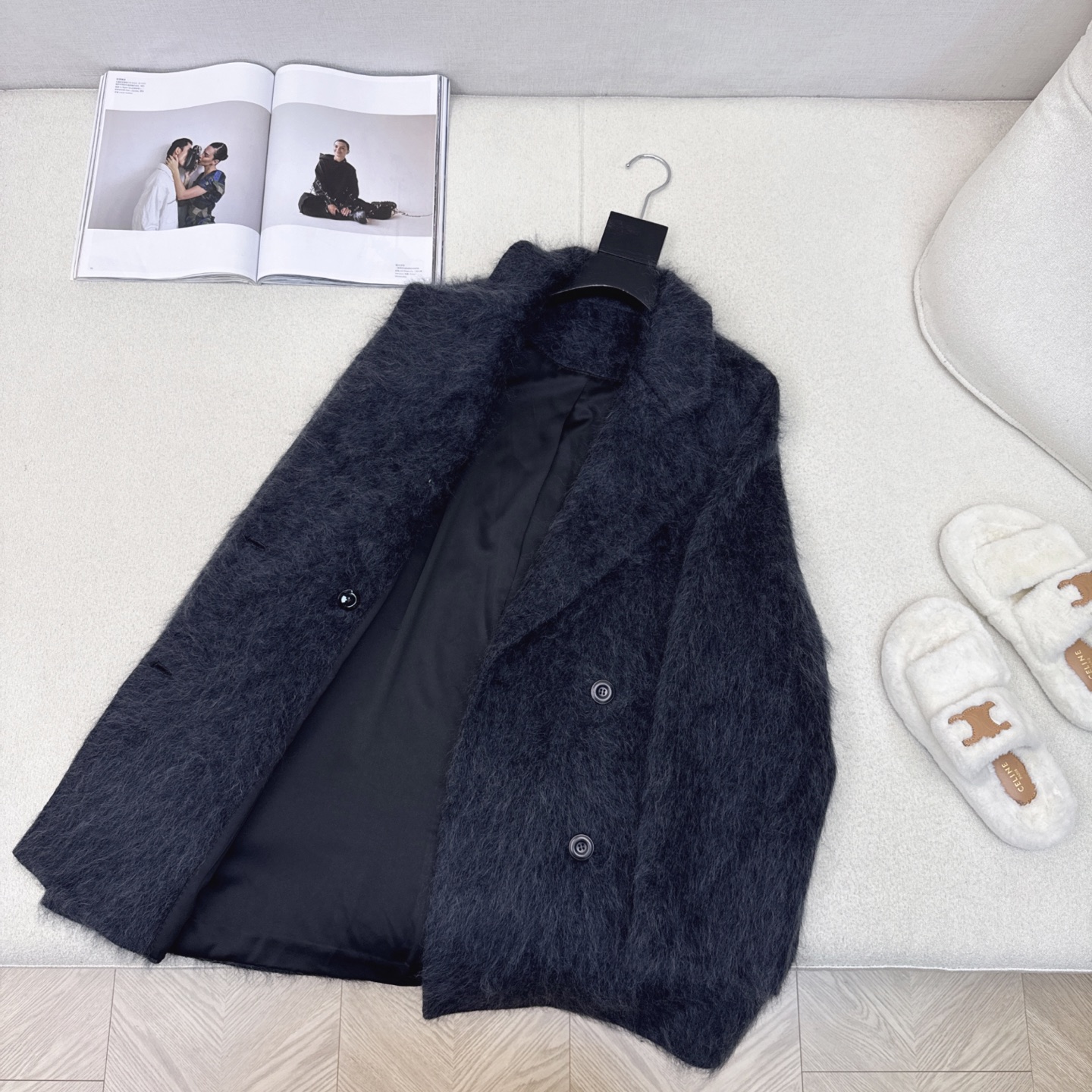 爆单款 Max 25Ss————秋冬最新款极简高级中长款大衣 🩶气质感在线 简约时髦不失设计感 西装翻领